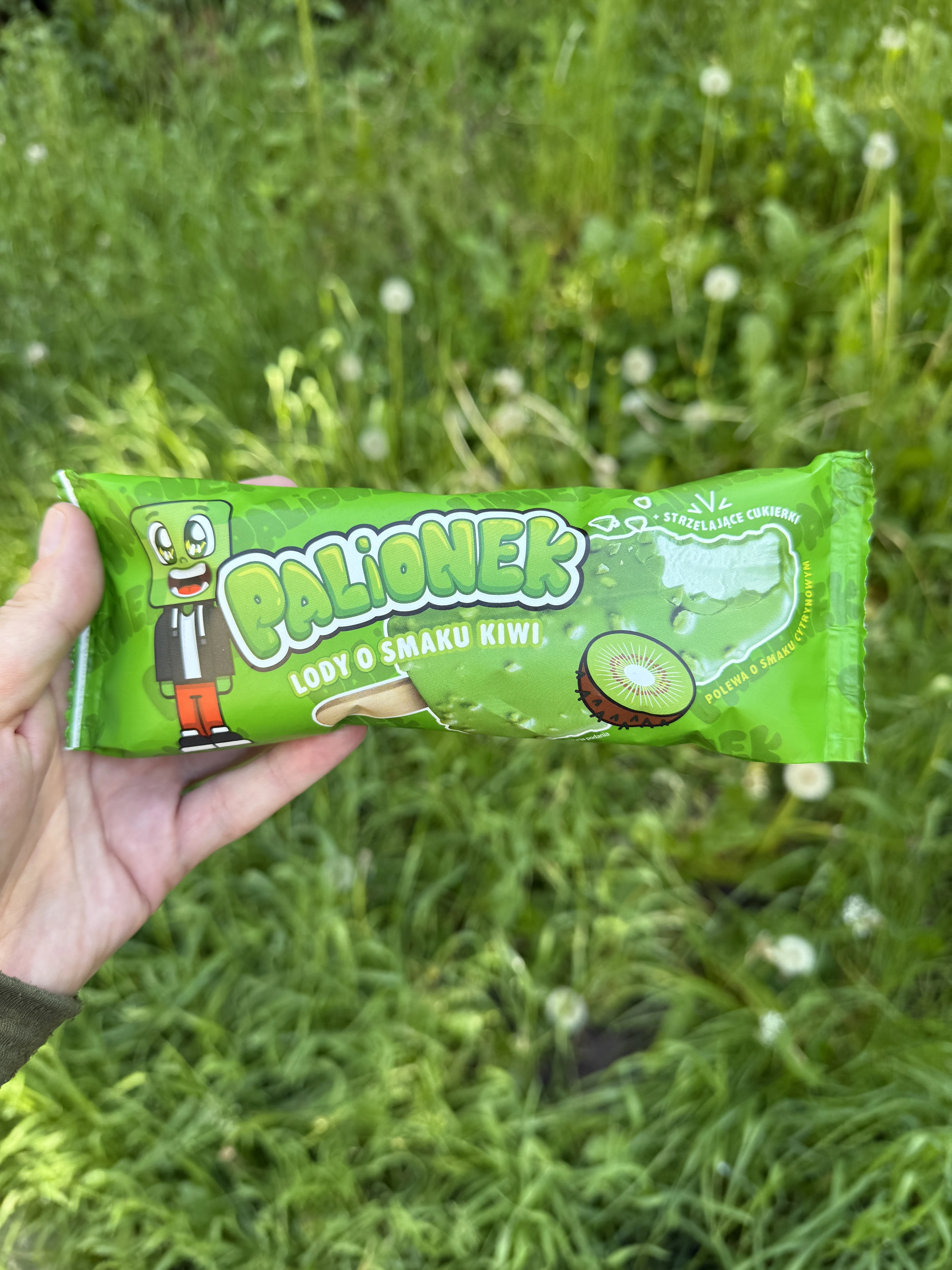 Palionek Lody o smaku kiwi (strzelająca polewa cytrynowa) | 55g / 90ml