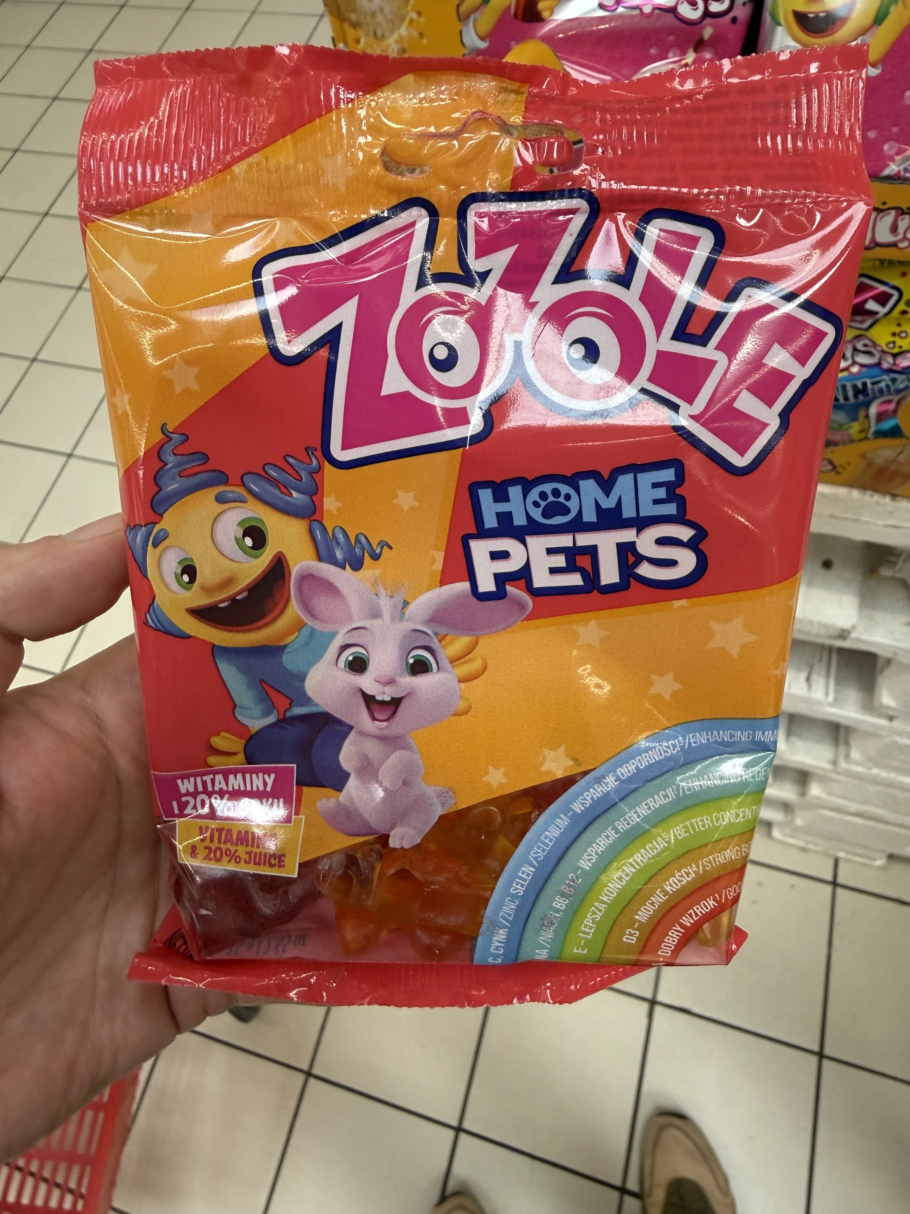 Żelki Zozole Home Pets Królik z Witaminami | 75g