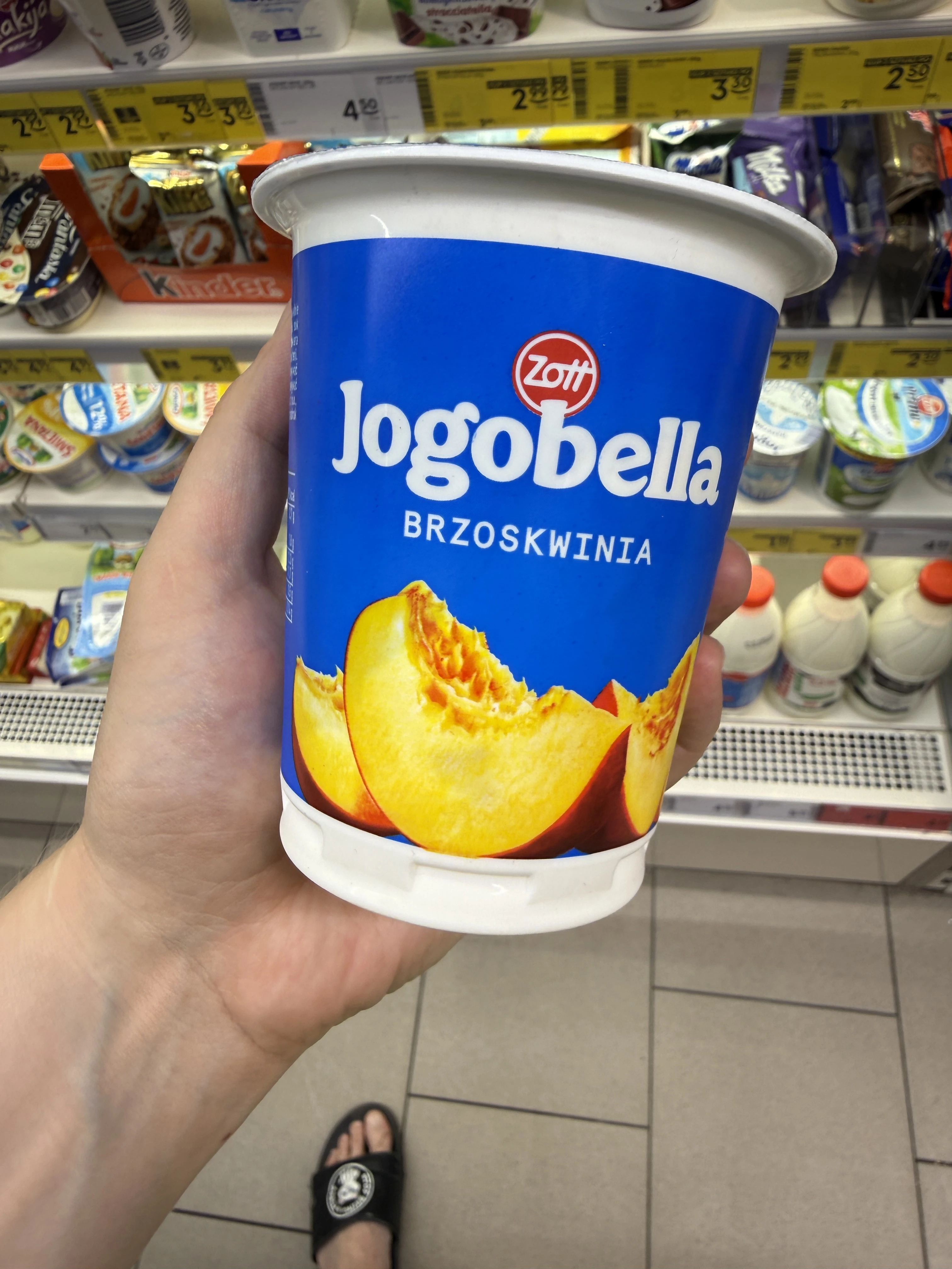 Zott Jogobella Jogurt owocowy Brzoskwinia | 400g