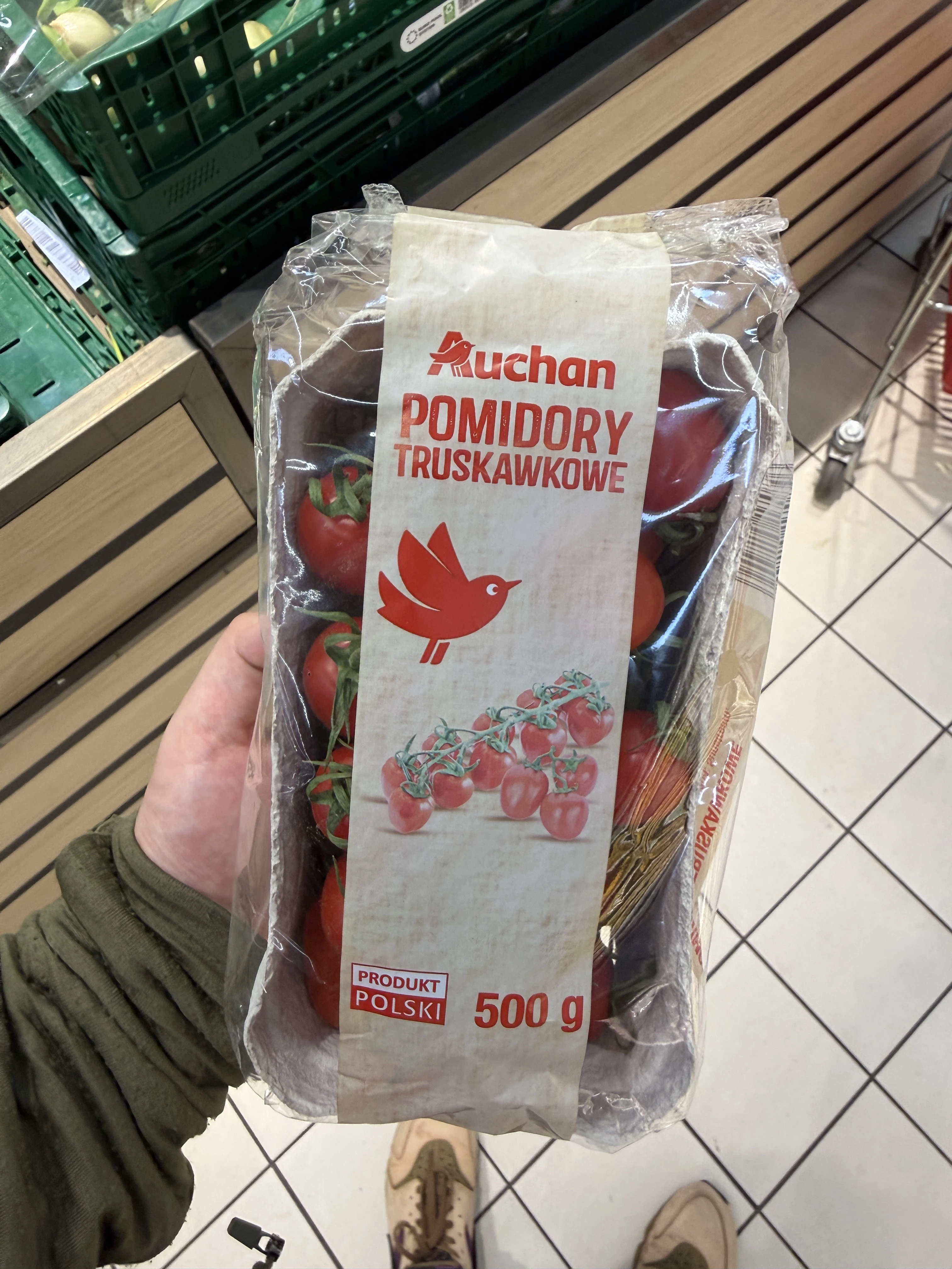 Pomidor truskawkowy Warzywa Auchan | 500g