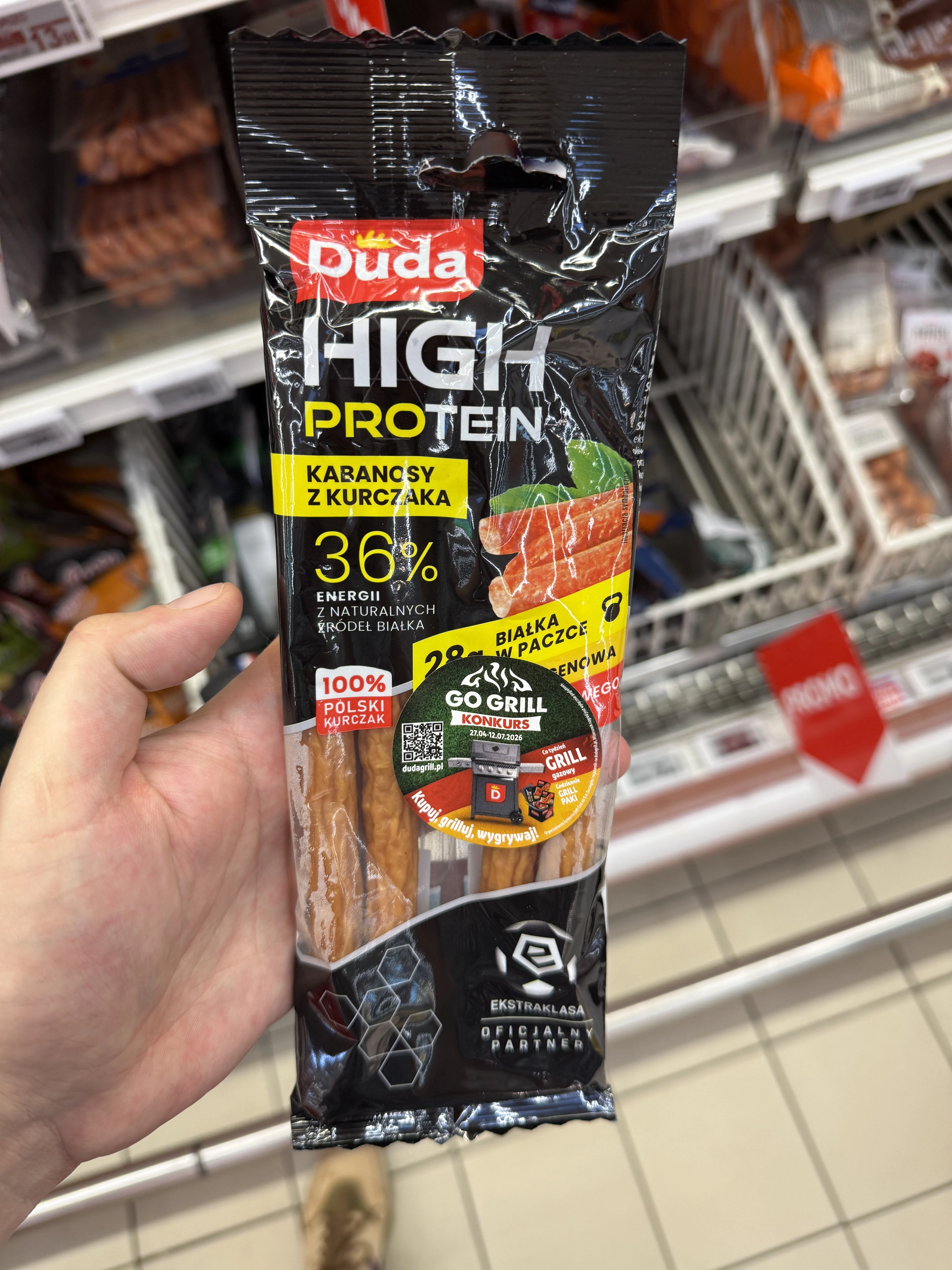 Duda High Protein Kabanosy z kurczaka | 100g