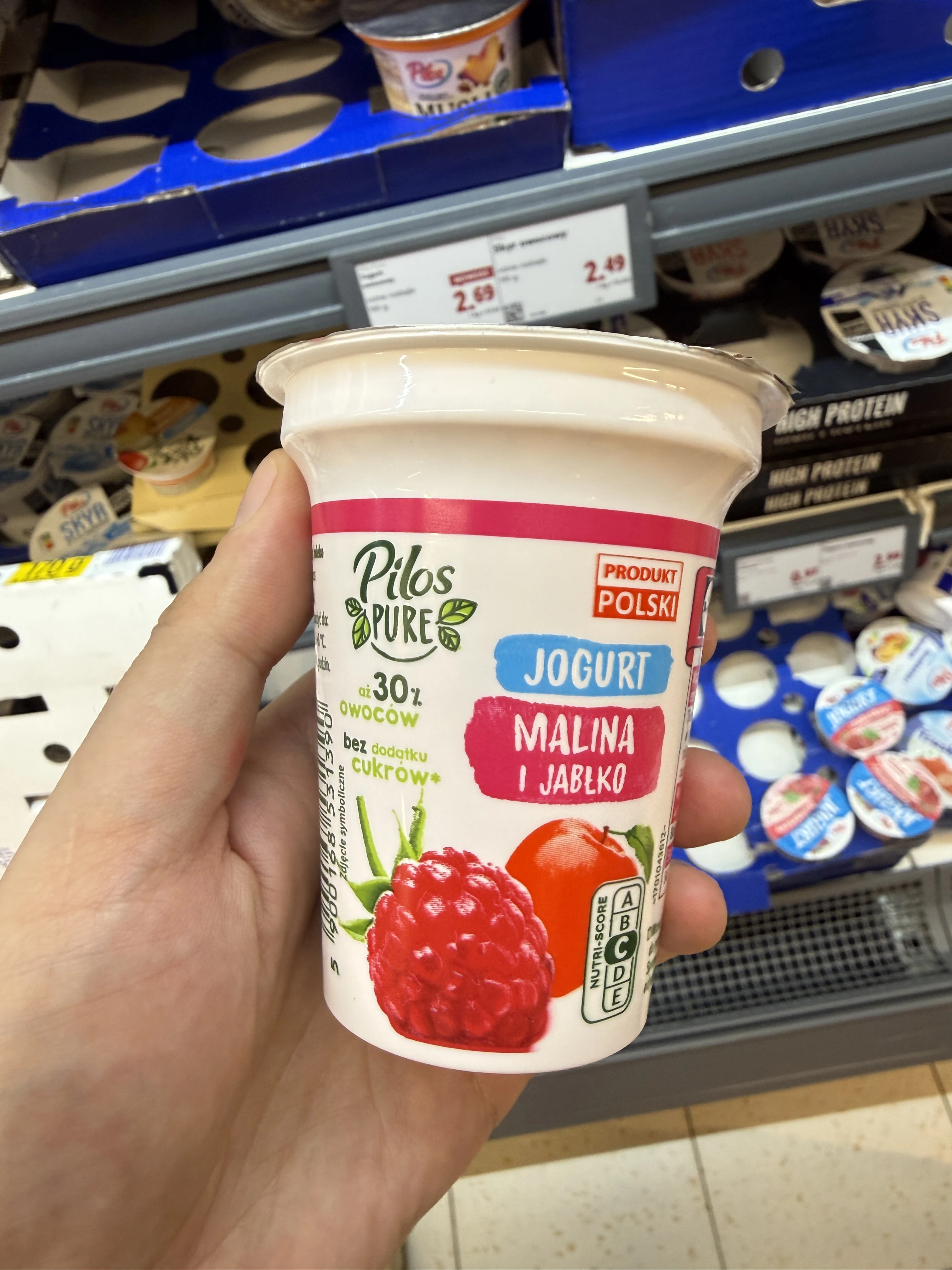 Pilos Pure Jogurt Malina i Jabłko | 150g