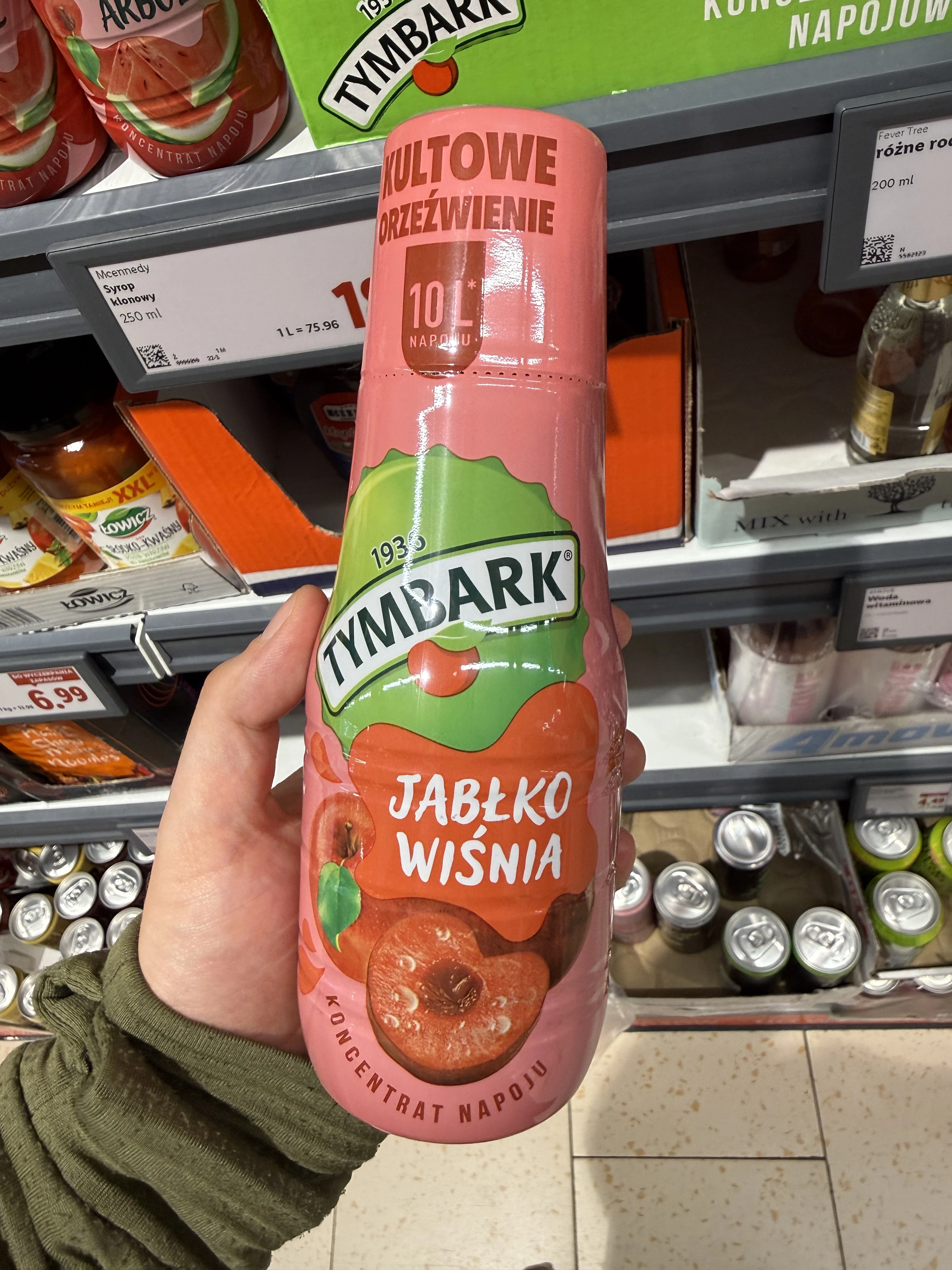 Tymbark Koncentrat Napoju Jabłko Wiśnia | 500ml