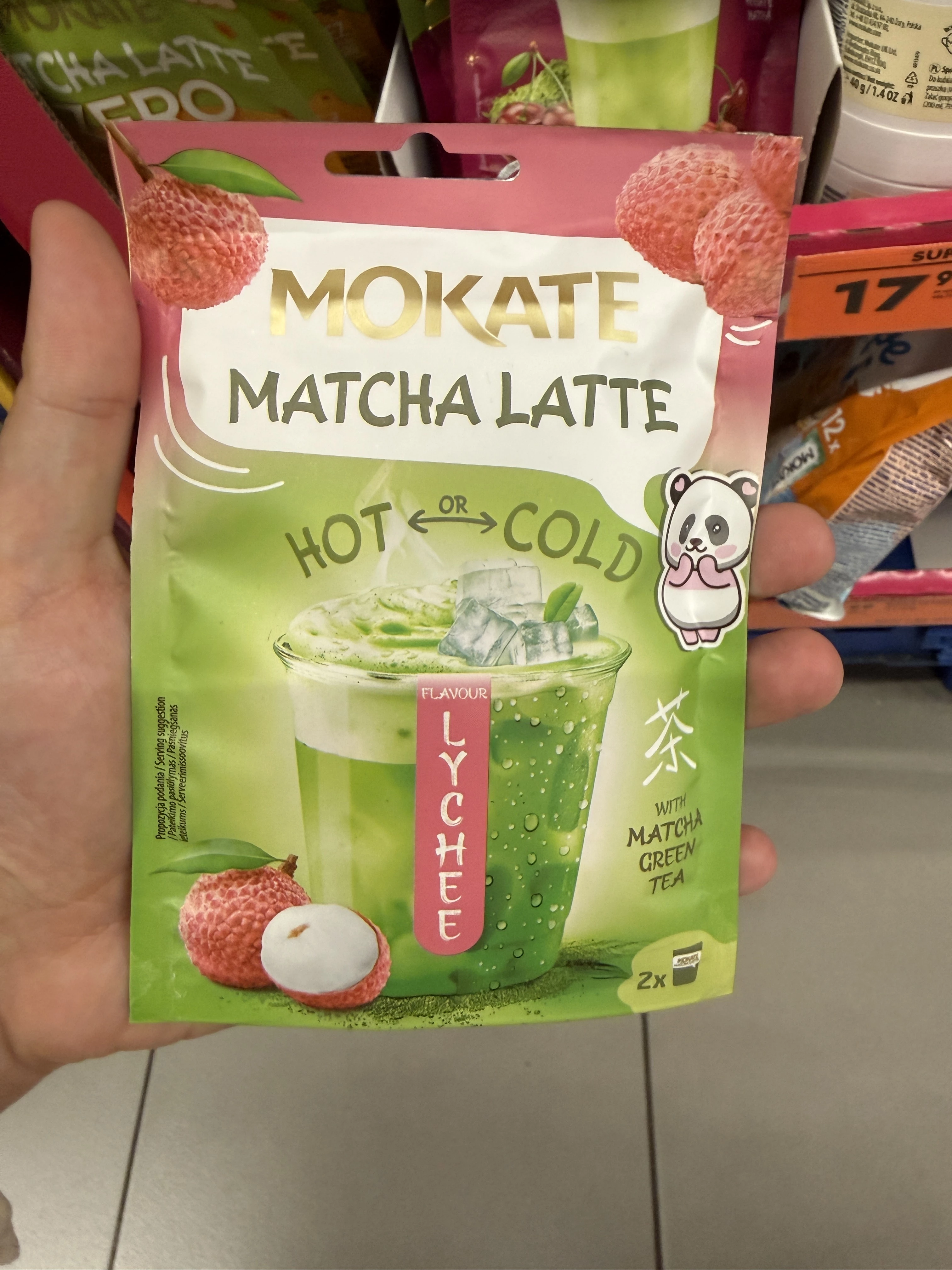 Mokate Matcha Latte o smaku liczi / Lychee Flavour | 40g
