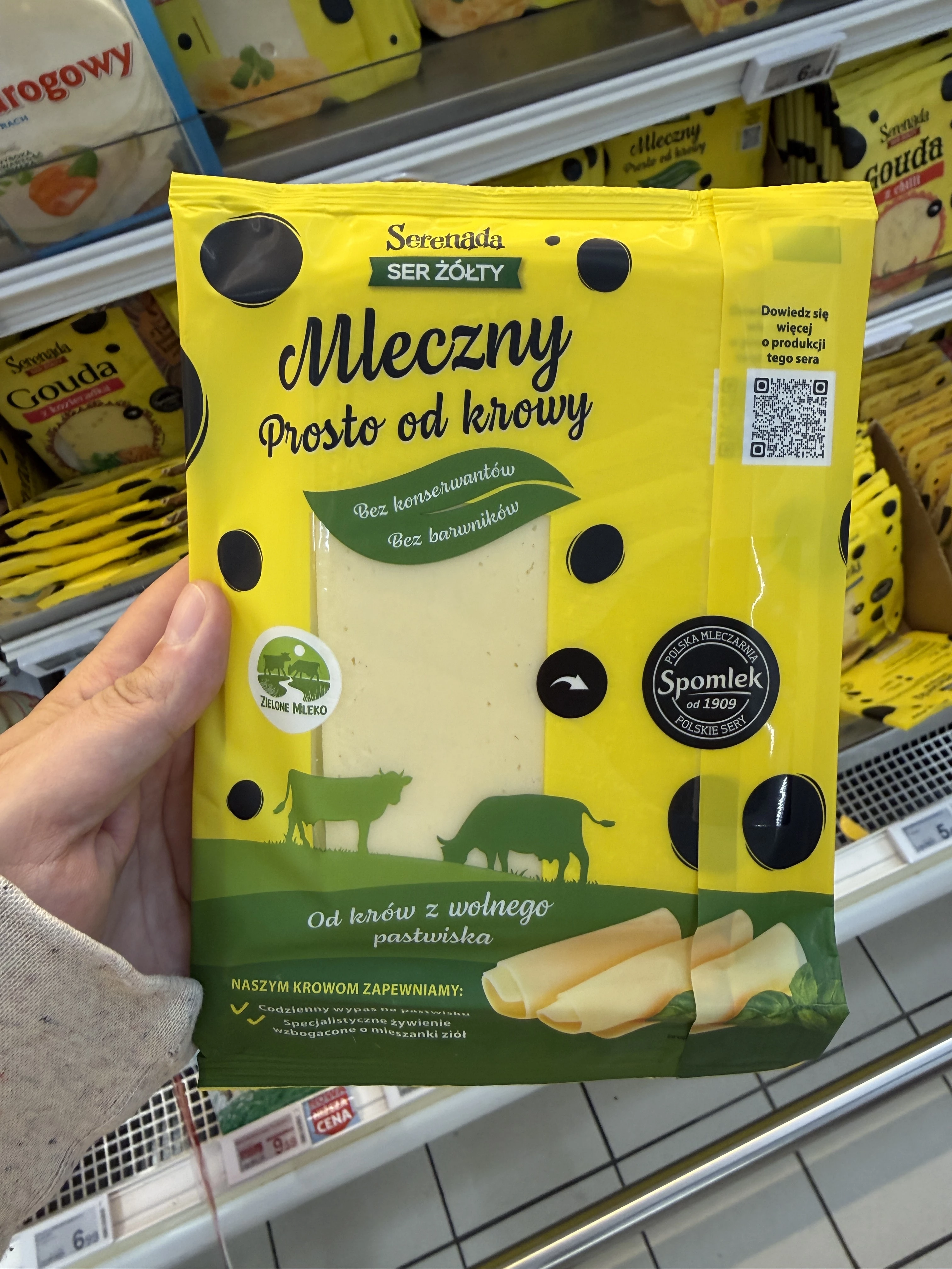 Serenada Ser Żółty Mleczny Prosto od Krowy | 135g