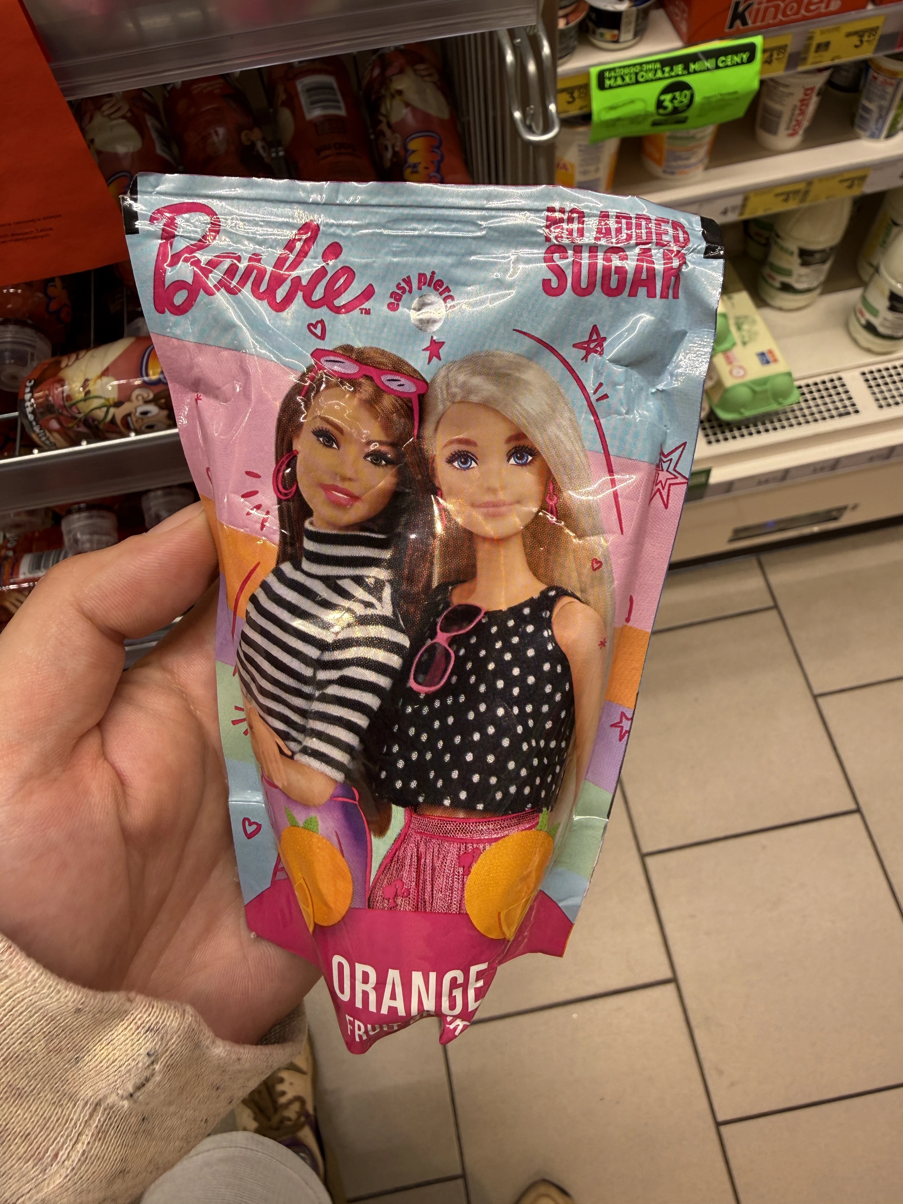 Barbie No Added Sugar Orange Fruit Drink | 200ml