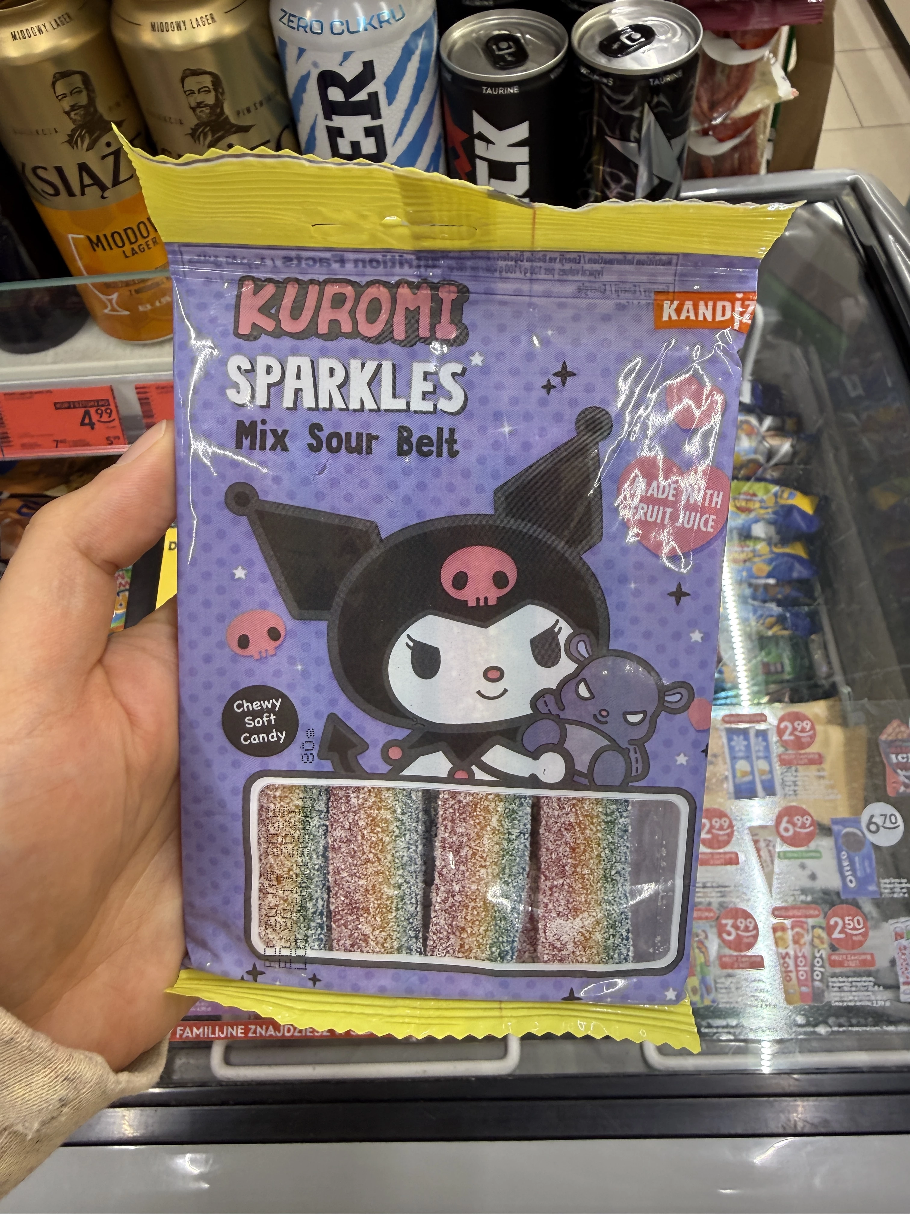 Kandiz Kuromi Sparkles Mix Sour Belt | 80g