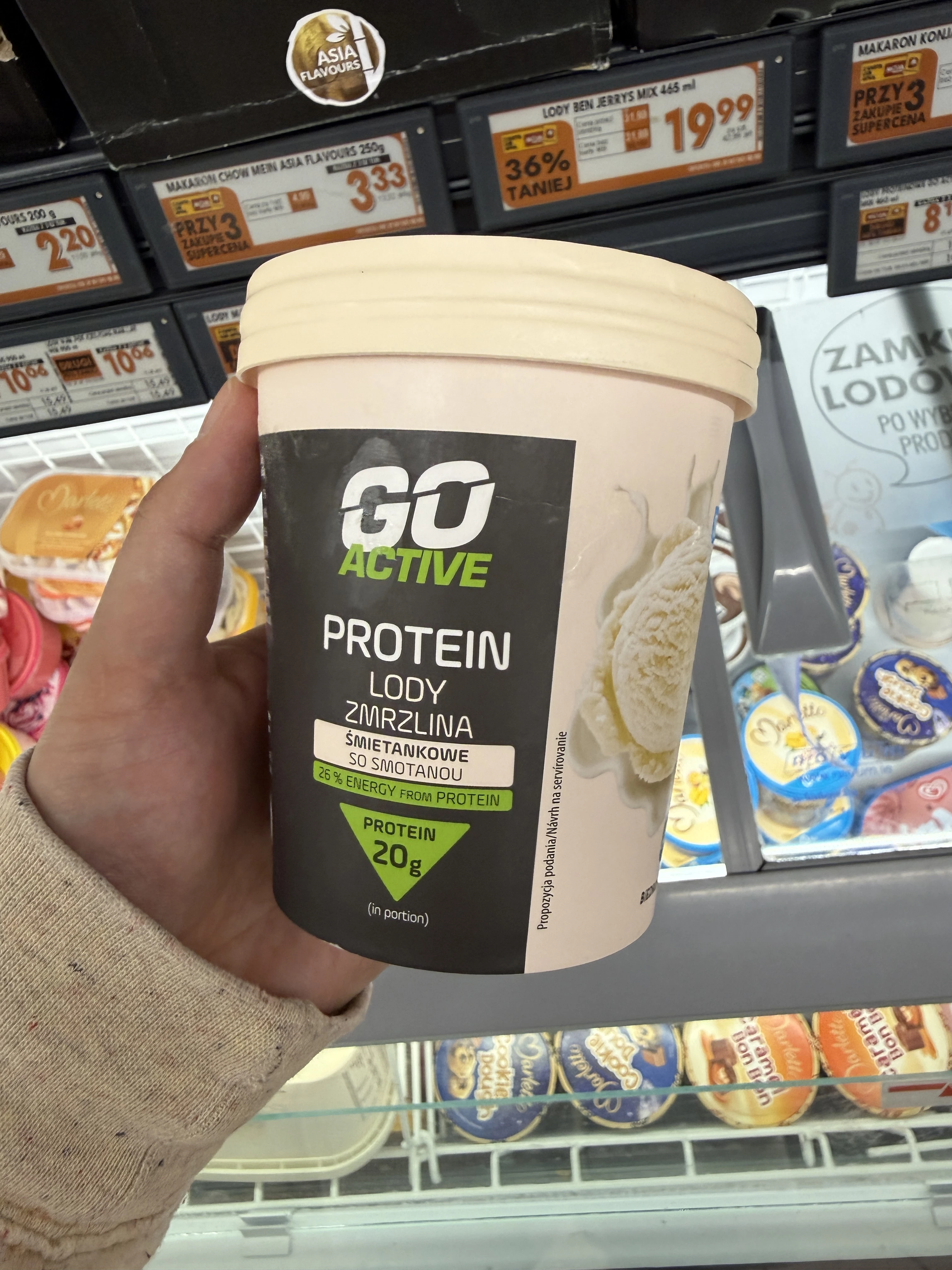 Lody proteinowe Go Active | 460ml