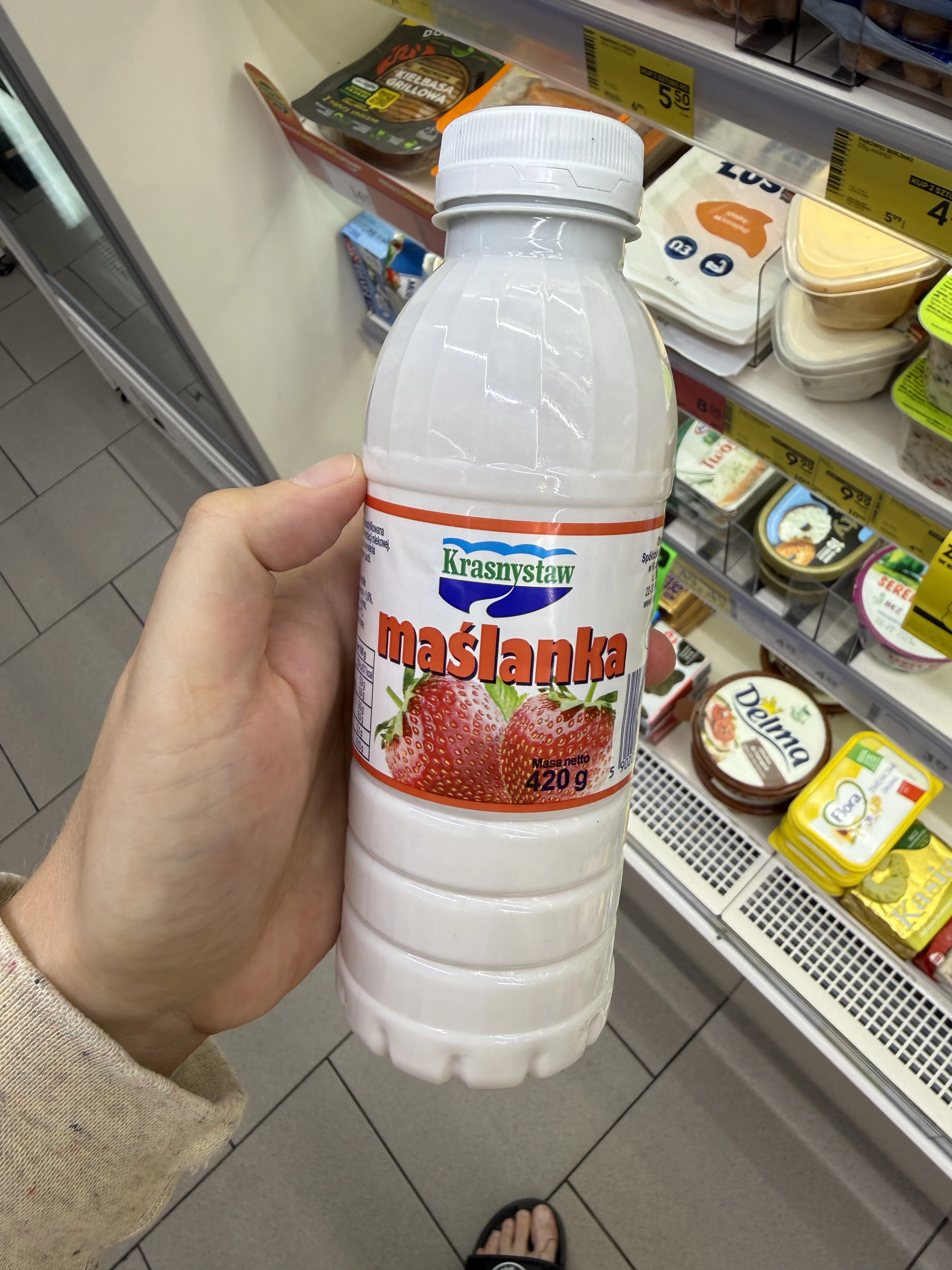 Krasnystaw Maślanka truskawkowa | 420g