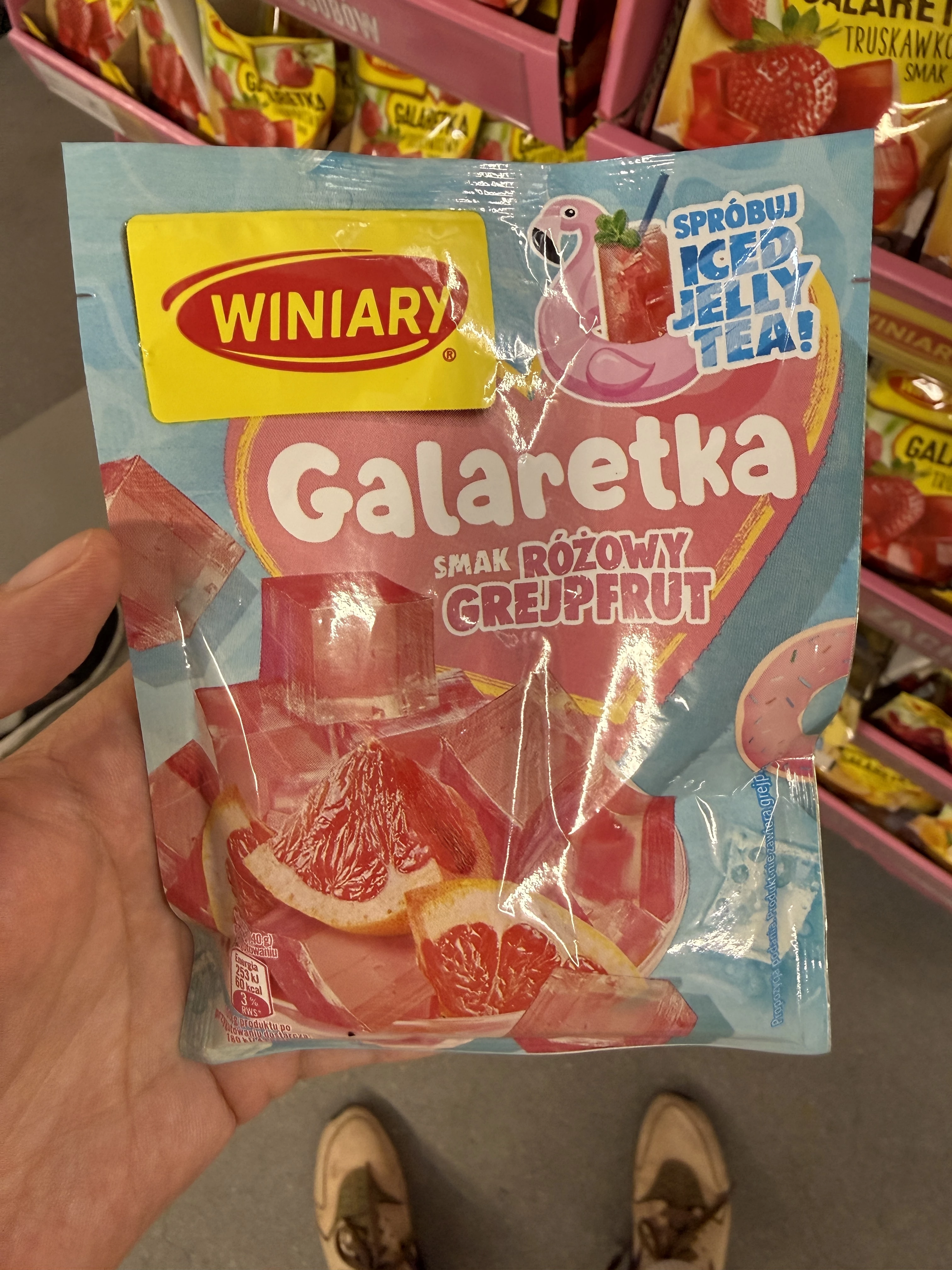 Winiary Galaretka o smaku różowego grejpfruta | 47g