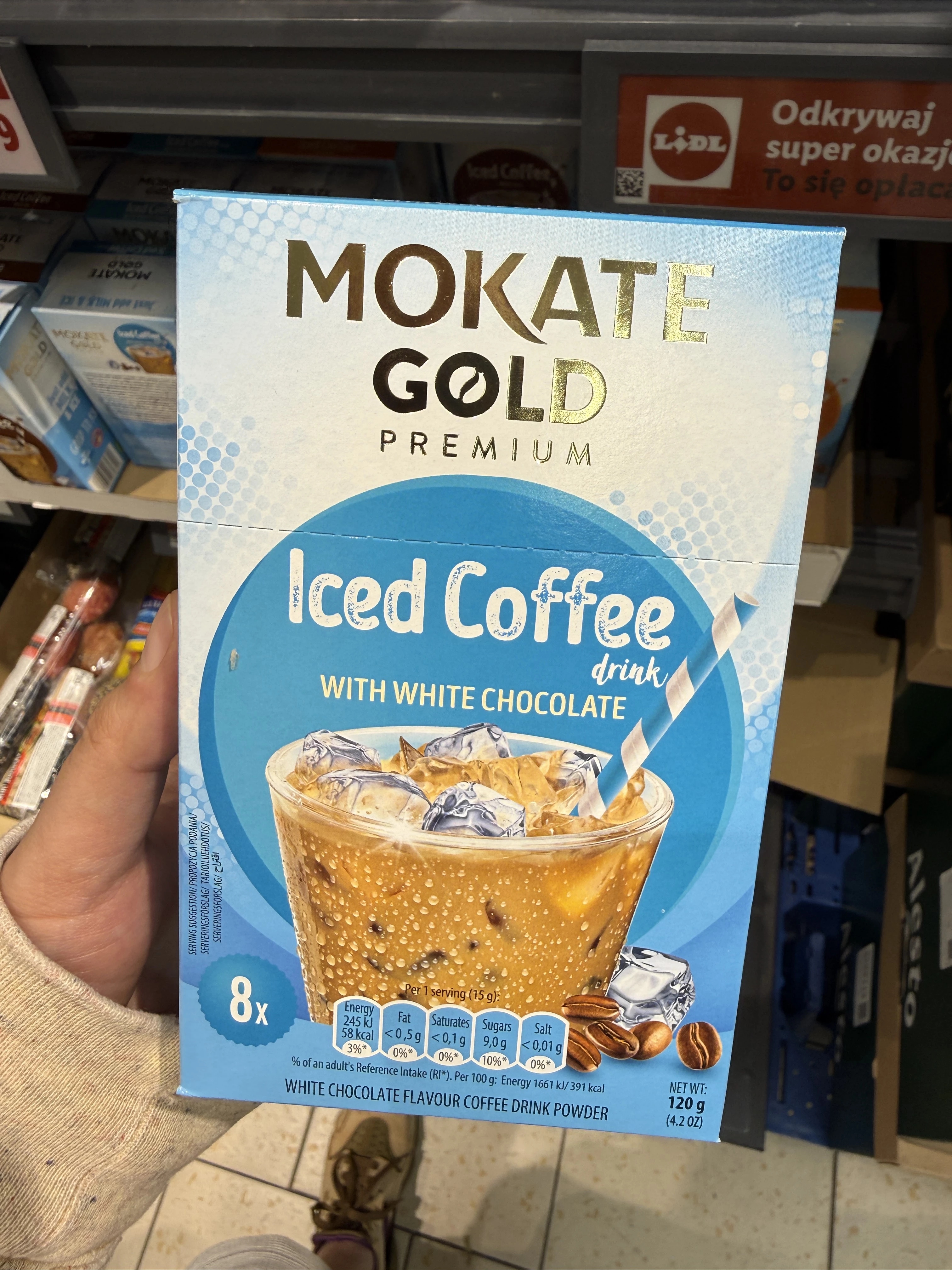 Mokate Gold Premium Iced Coffee White Chocolate | 120g