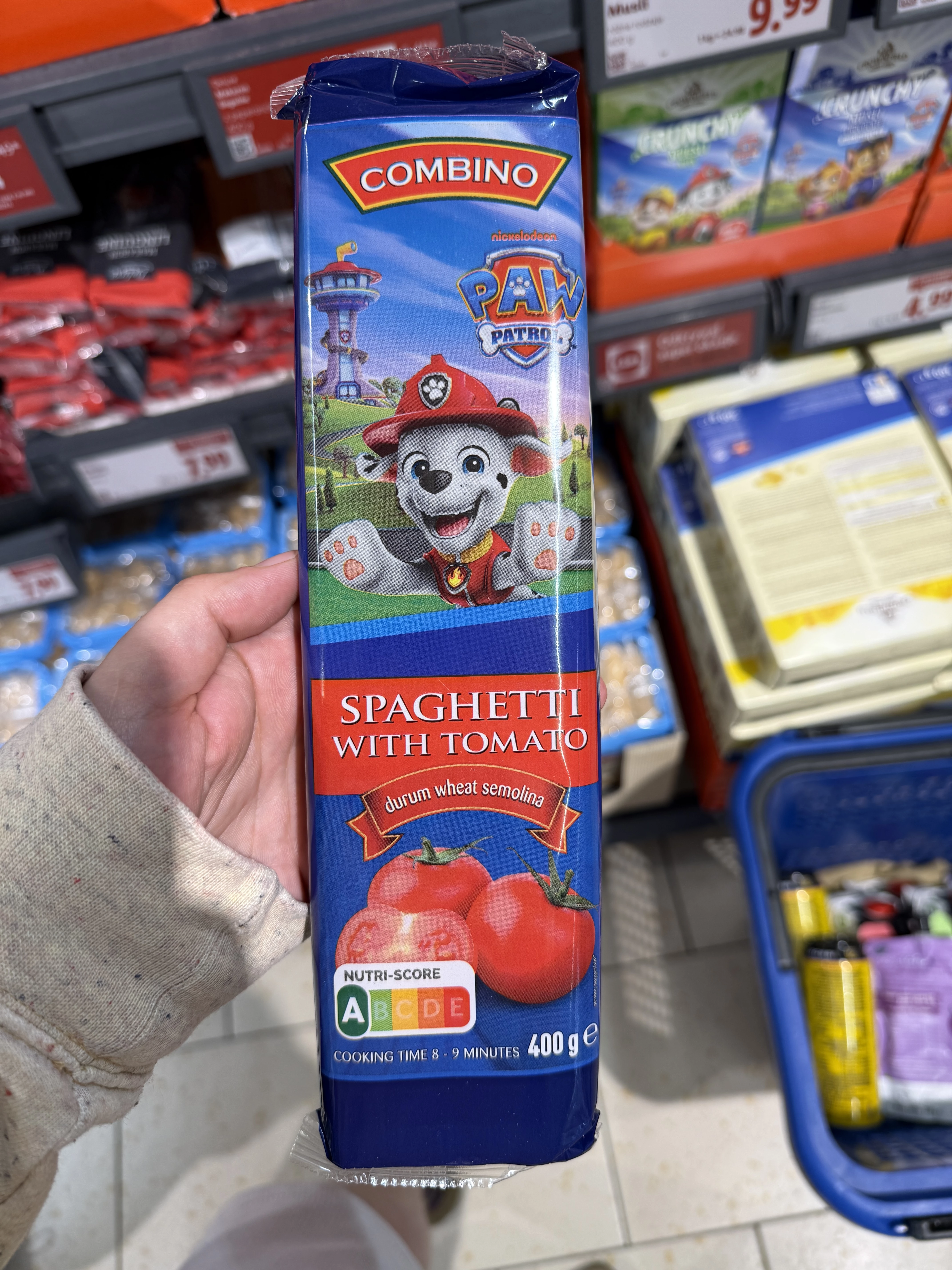 Combino Makaron Spaghetti z Pomidorami Psi Patrol | 400g