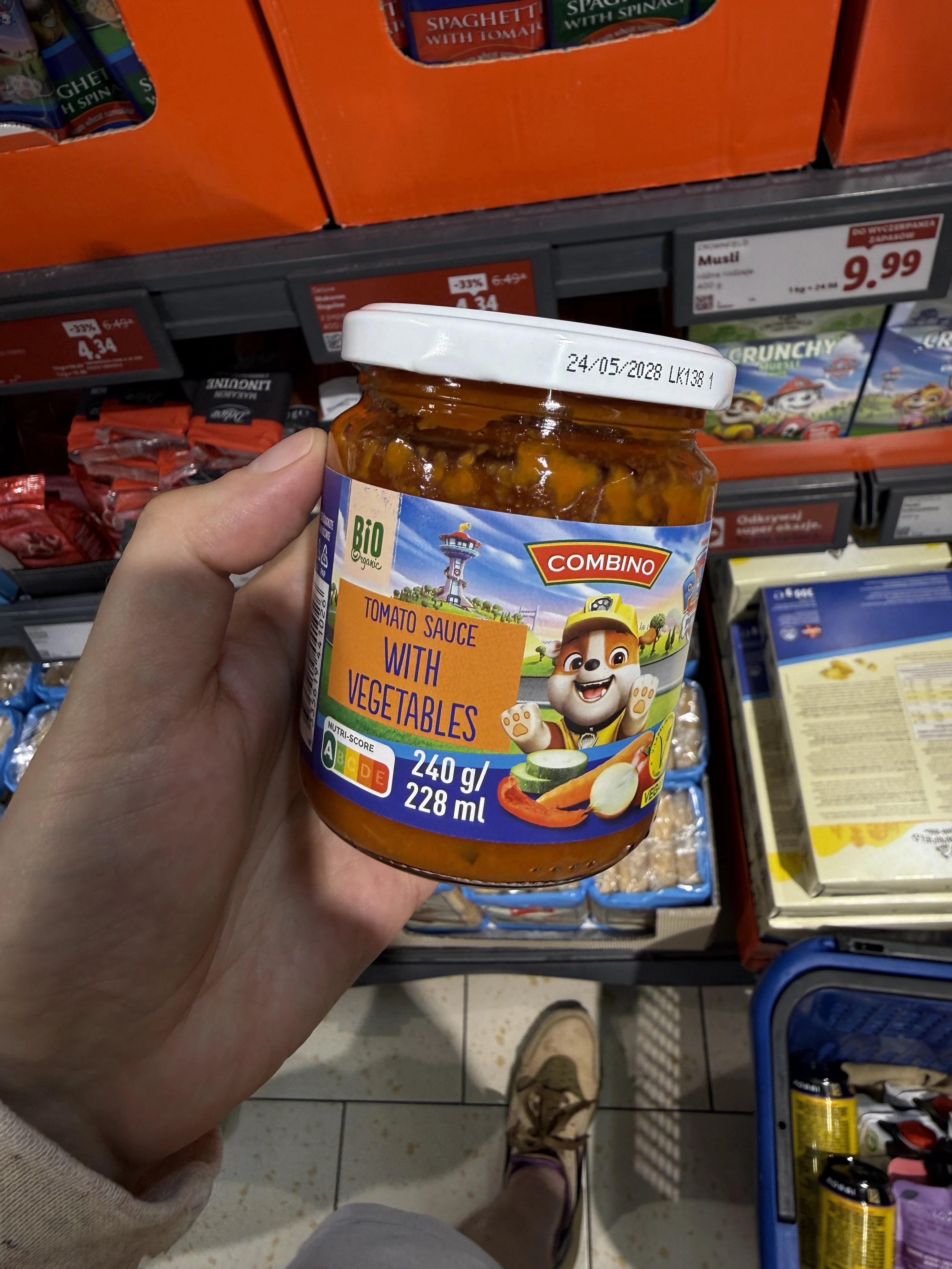 Combino Bio Sos pomidorowy z warzywami | 240g / 228ml