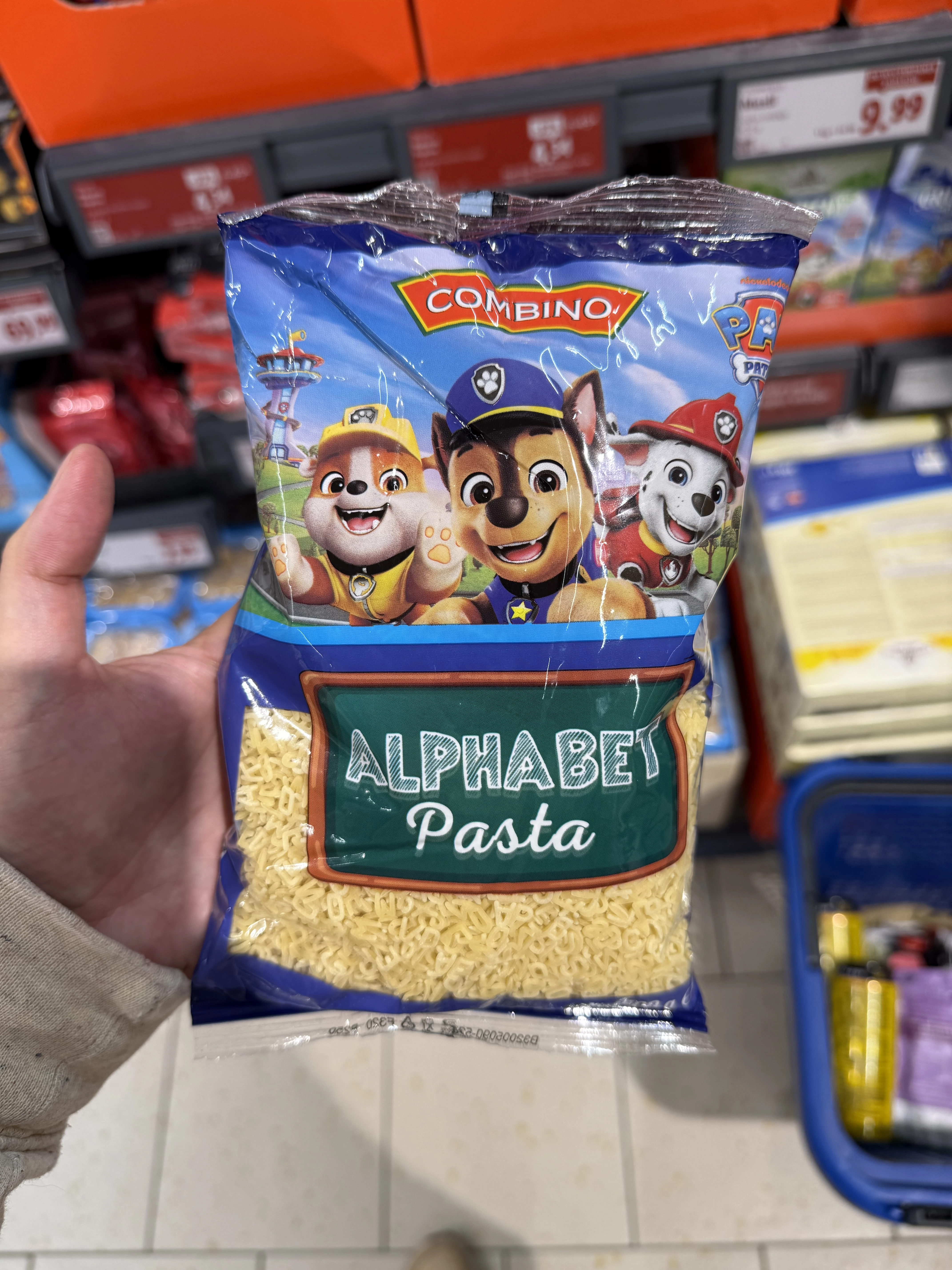 Combino Makaron Alphabet Pasta Psi Patrol | 500g