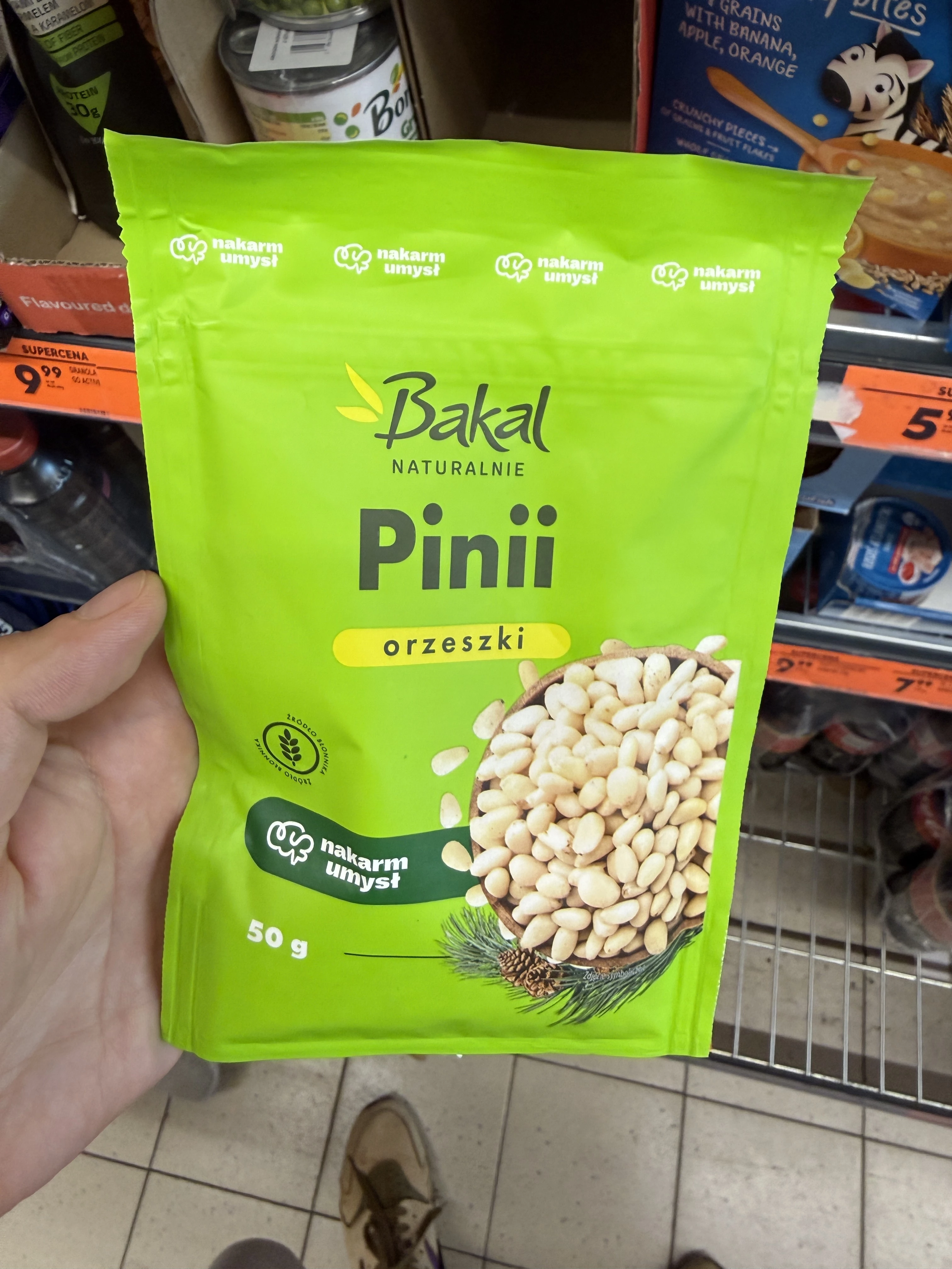 Bakal Naturalnie Orzeszki Pinii | 50g