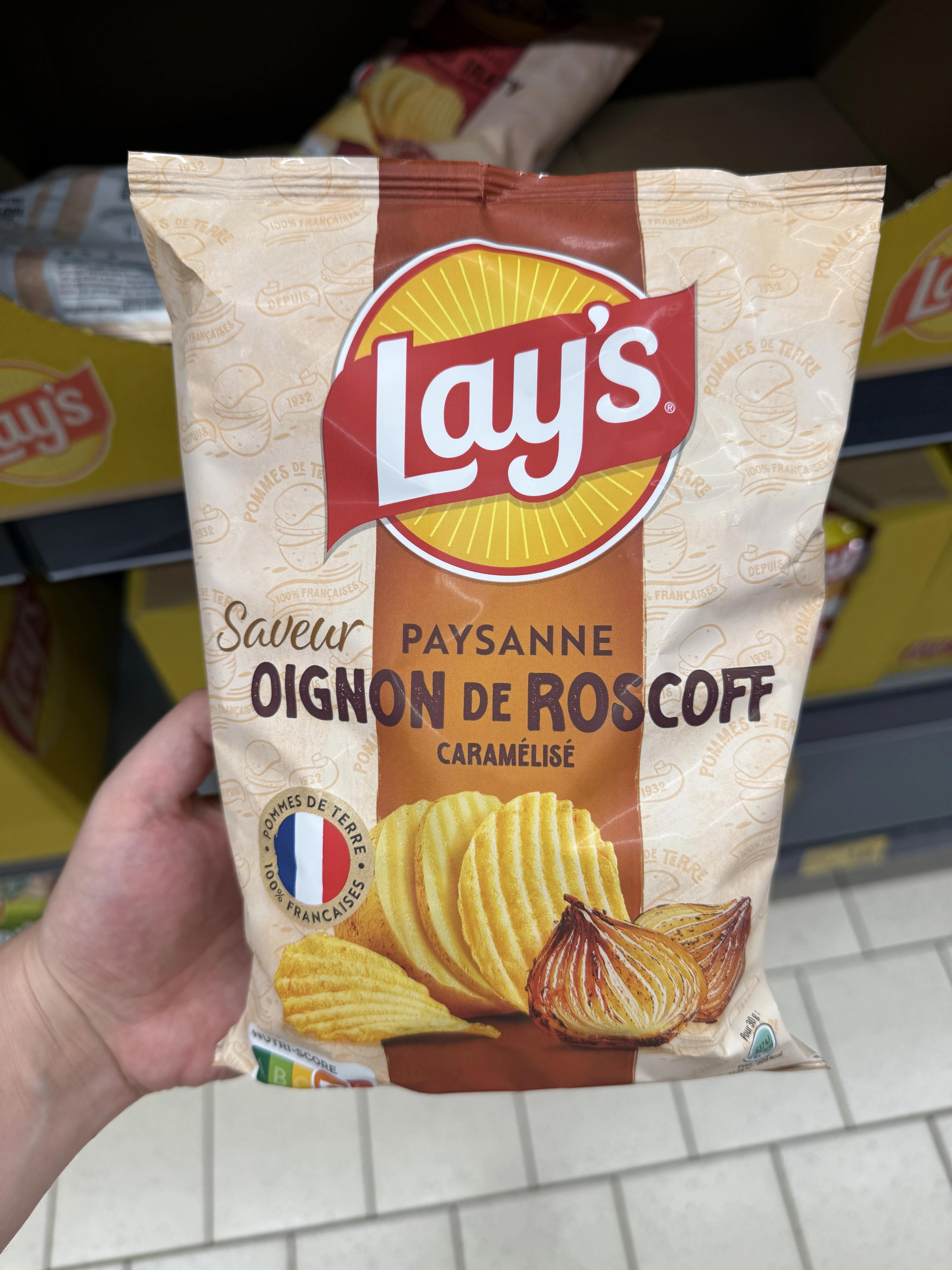 Lay’s Recette Paysanne Oignon de Roscoff Caramélisé | 120g