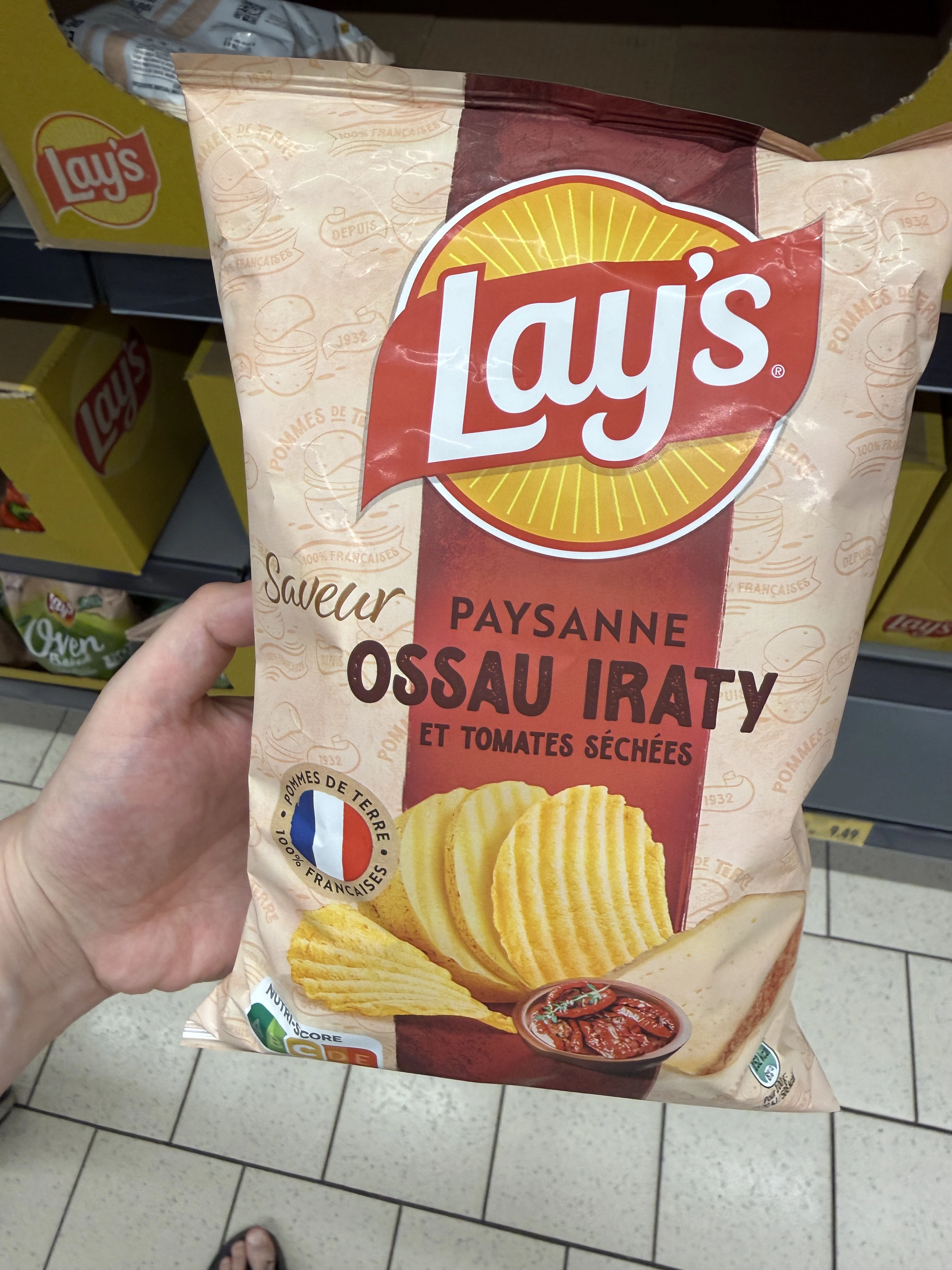 Lay’s Chips Paysanne Saveur Ossau Iraty et Tomates Séchées | 120g