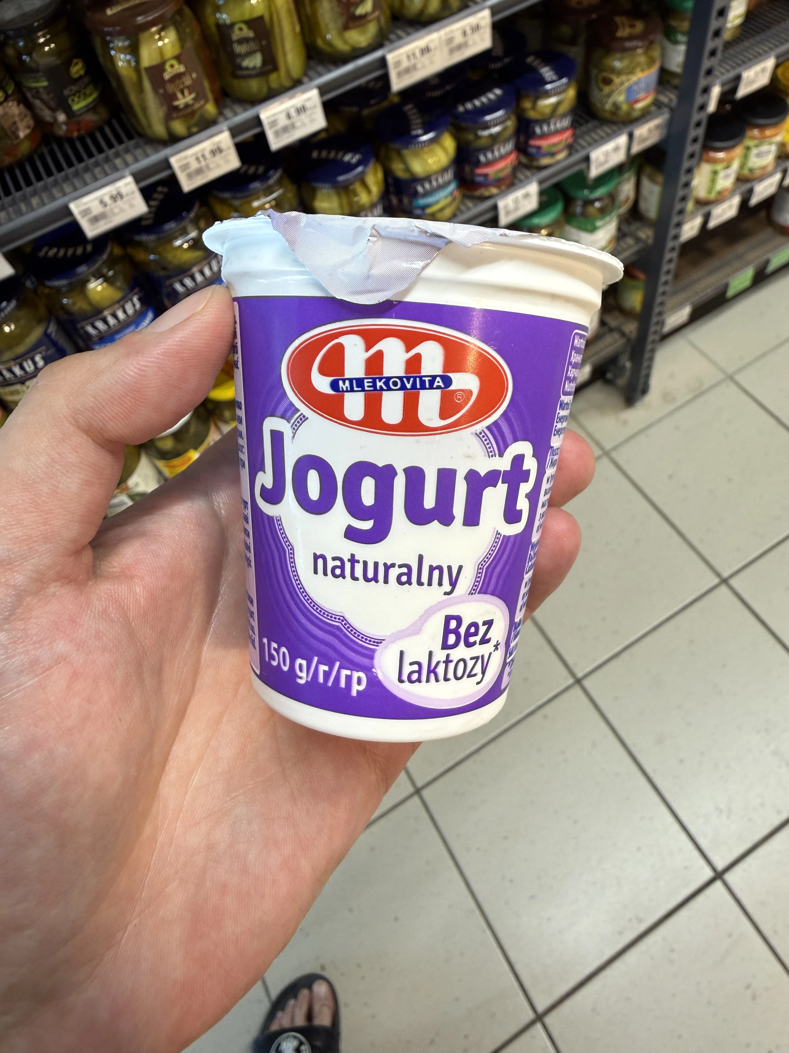 Mlekovita Jogurt Polski naturalny bez laktozy | 150g