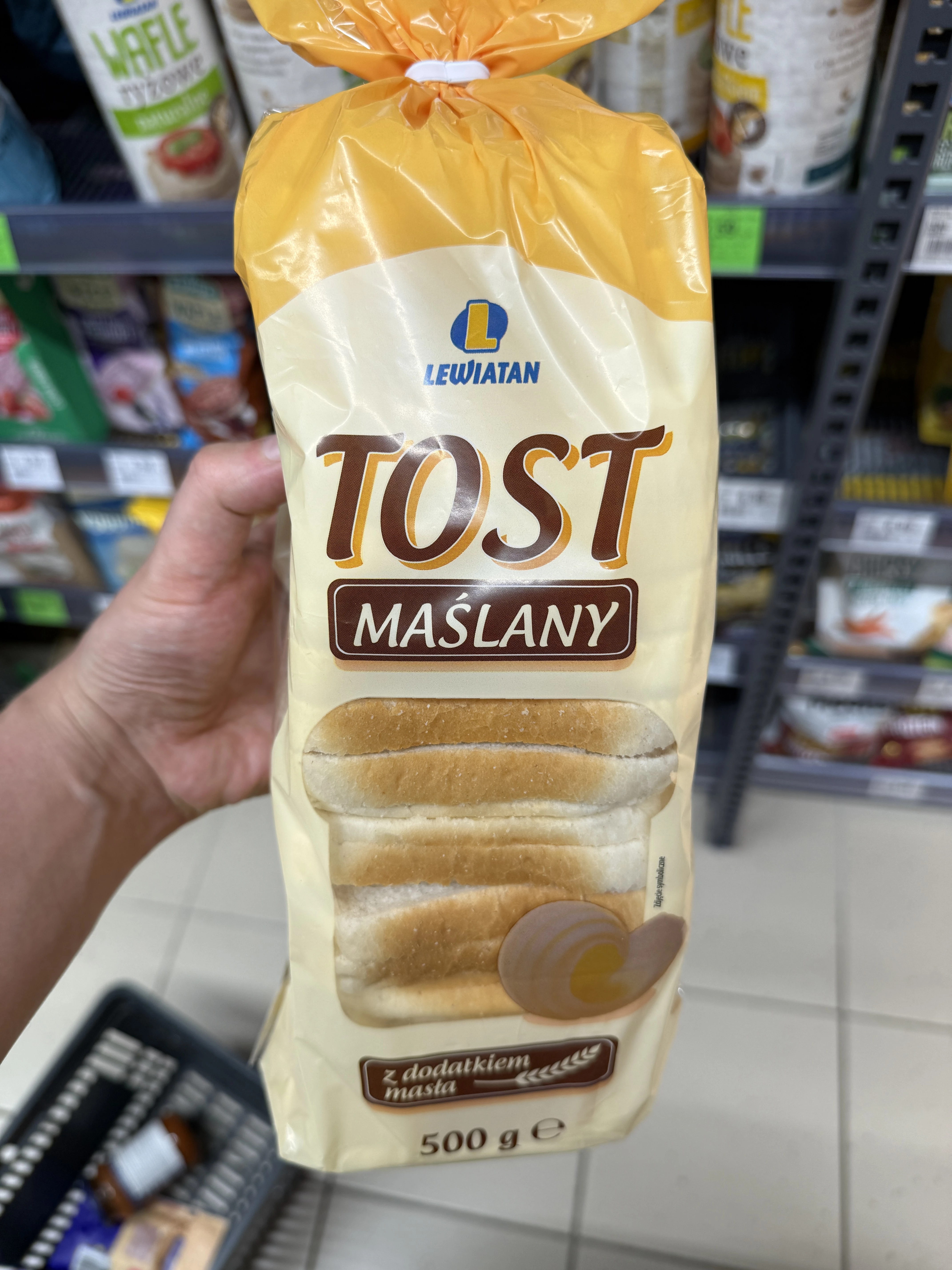 Chleb tostowy maślany Lewiatan | 500g