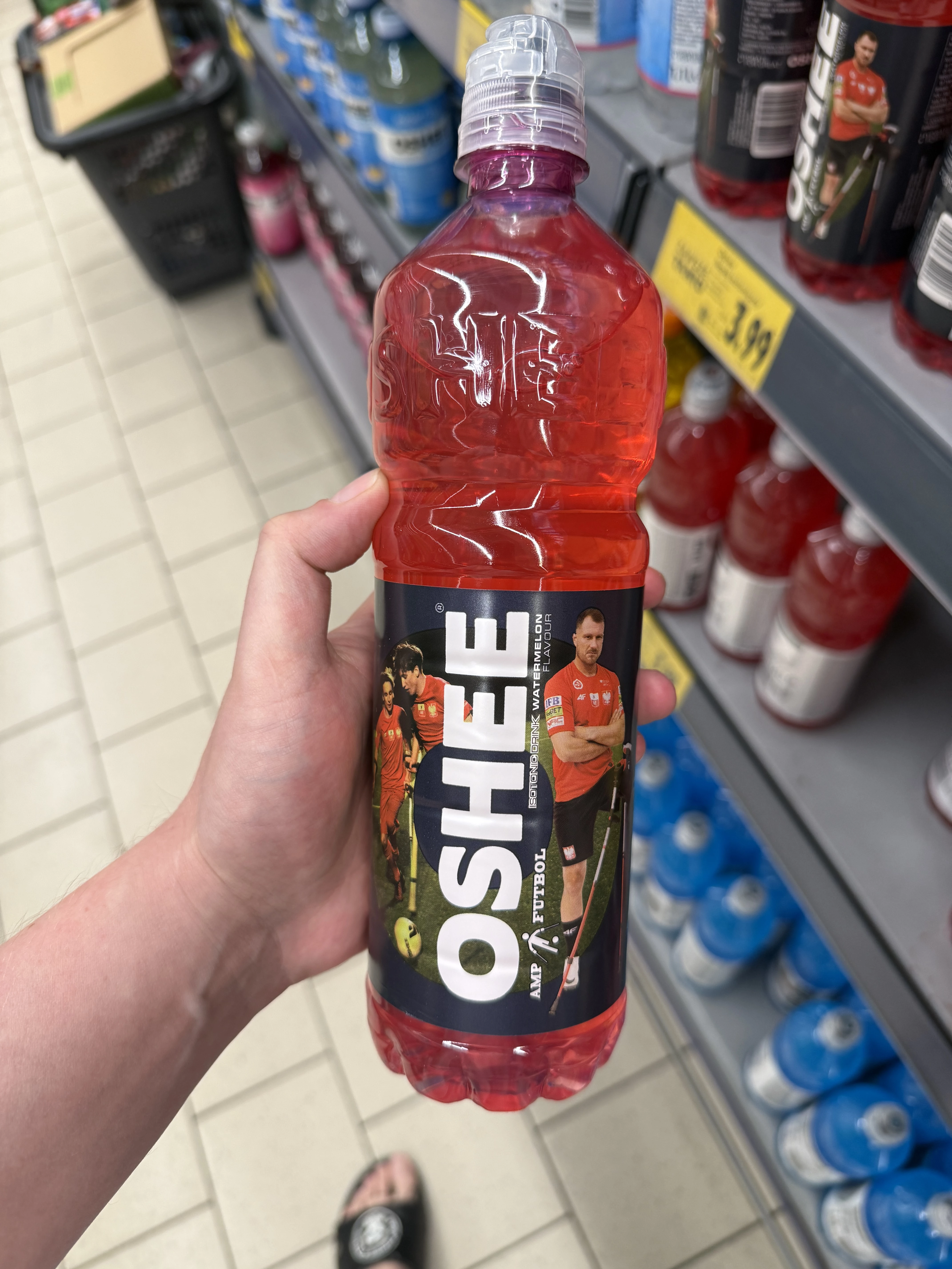 OSHEE Isotonic Drink arbuz (edycja AMP Futbol) | 750ml