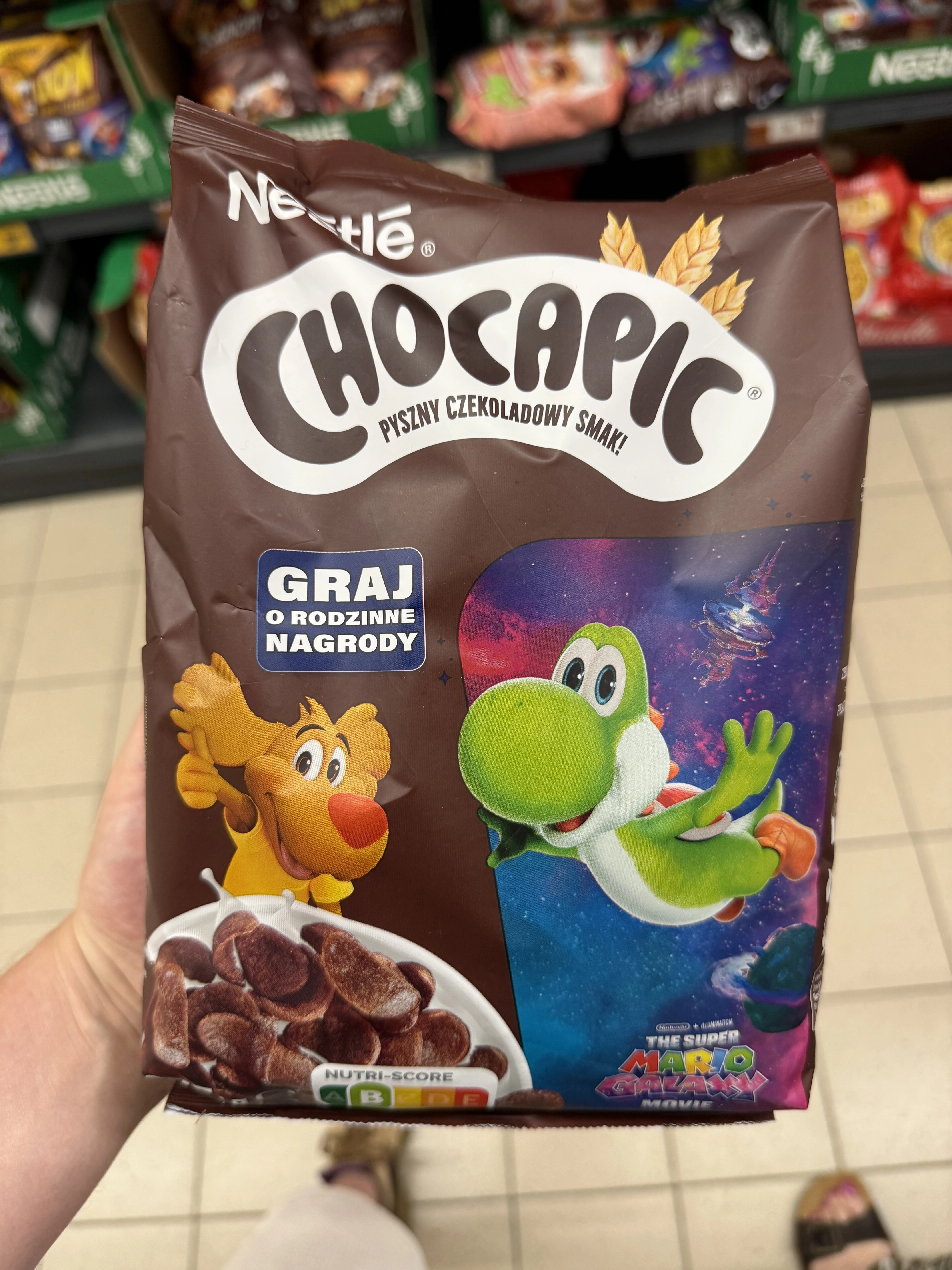 Nestlé Chocapic płatki śniadaniowe Super Mario Galaxy Movie | 375g
