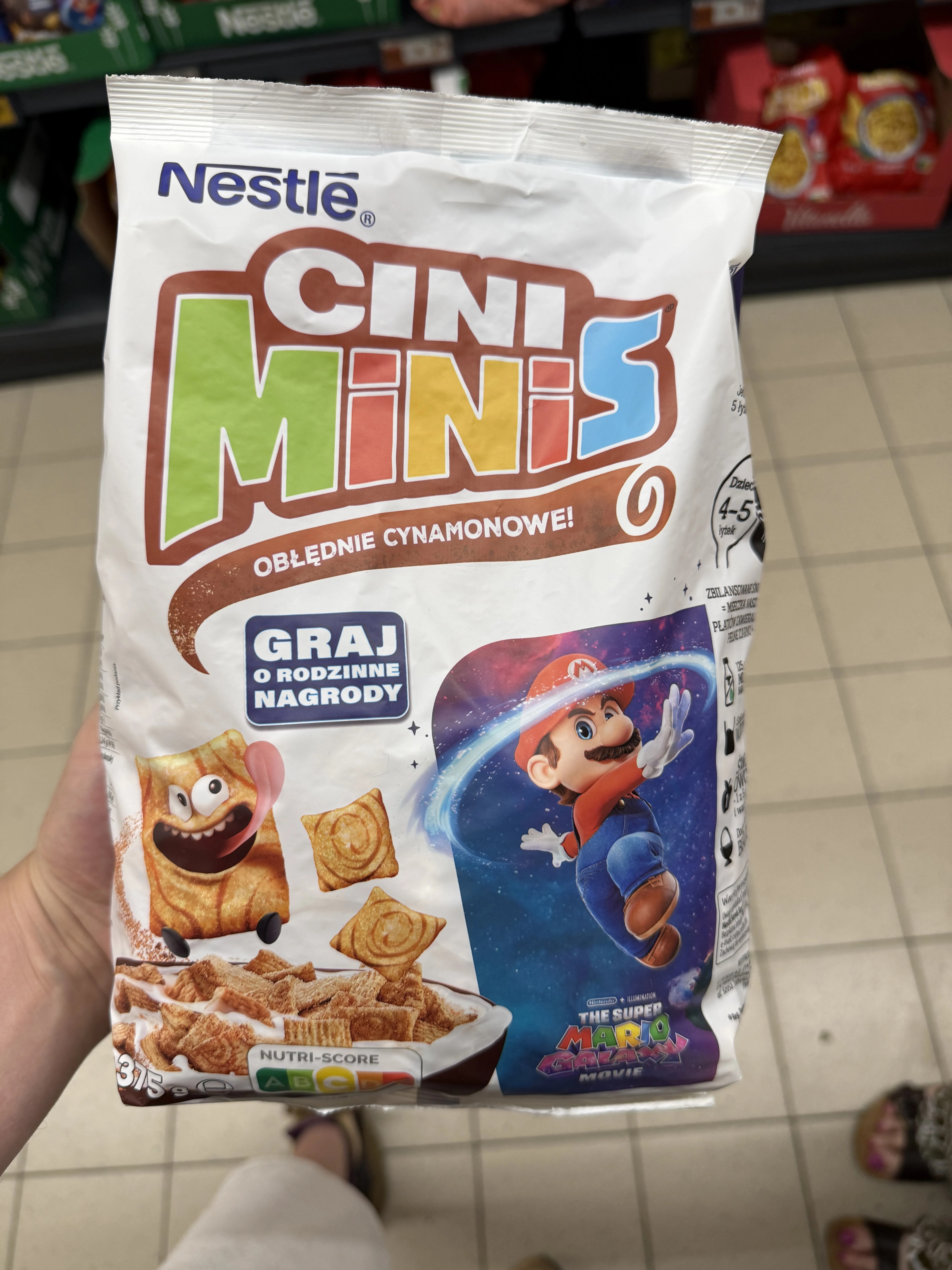 Nestlé Cini Minis The Super Mario Galaxy Movie | 375g