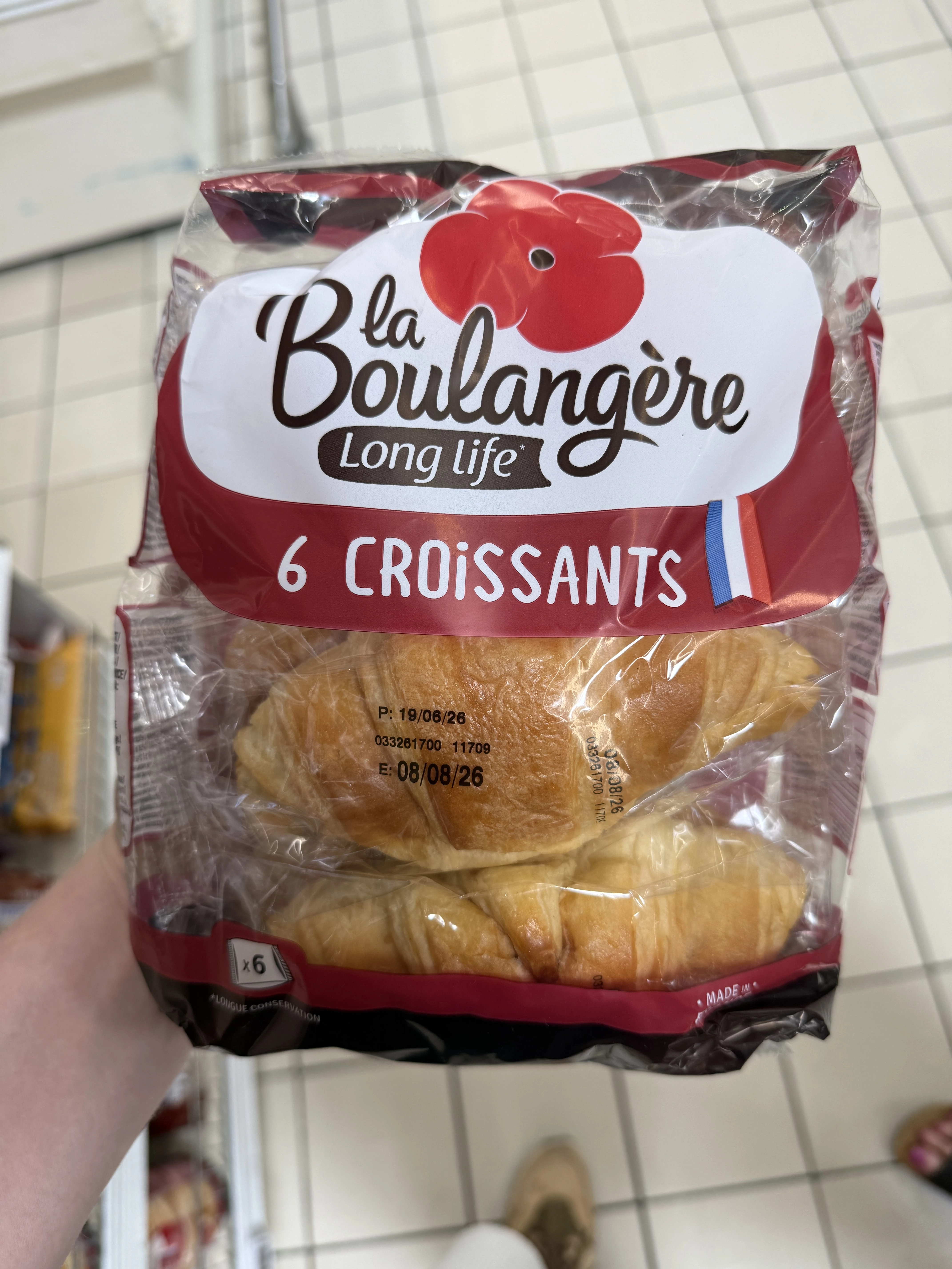 La Boulangère Long life* 6 Croissants | 240g