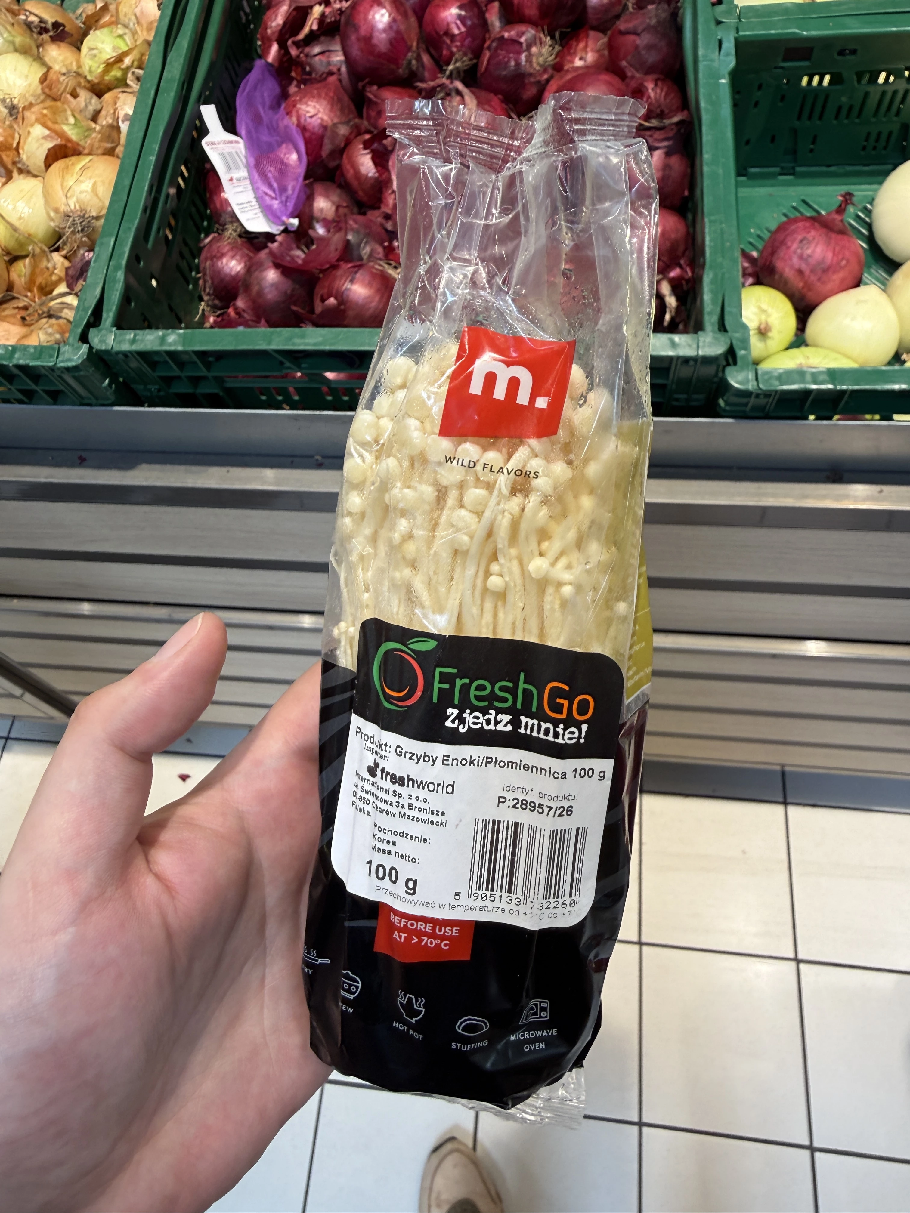 Wild Flavors Grzyby Enoki | 100g