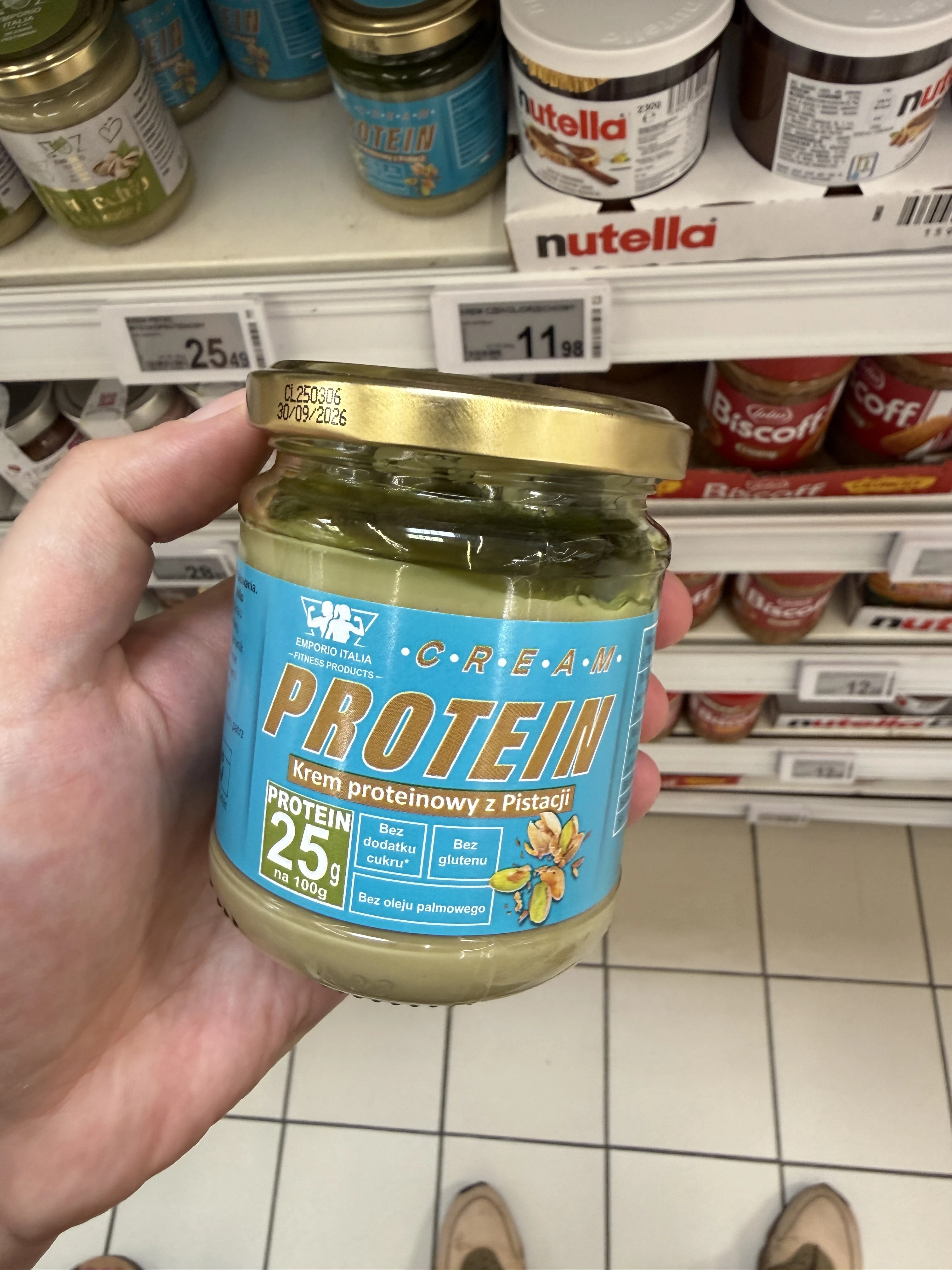 Emporio Italia Protein Cream Krem Proteinowy z Pistacji | 200g