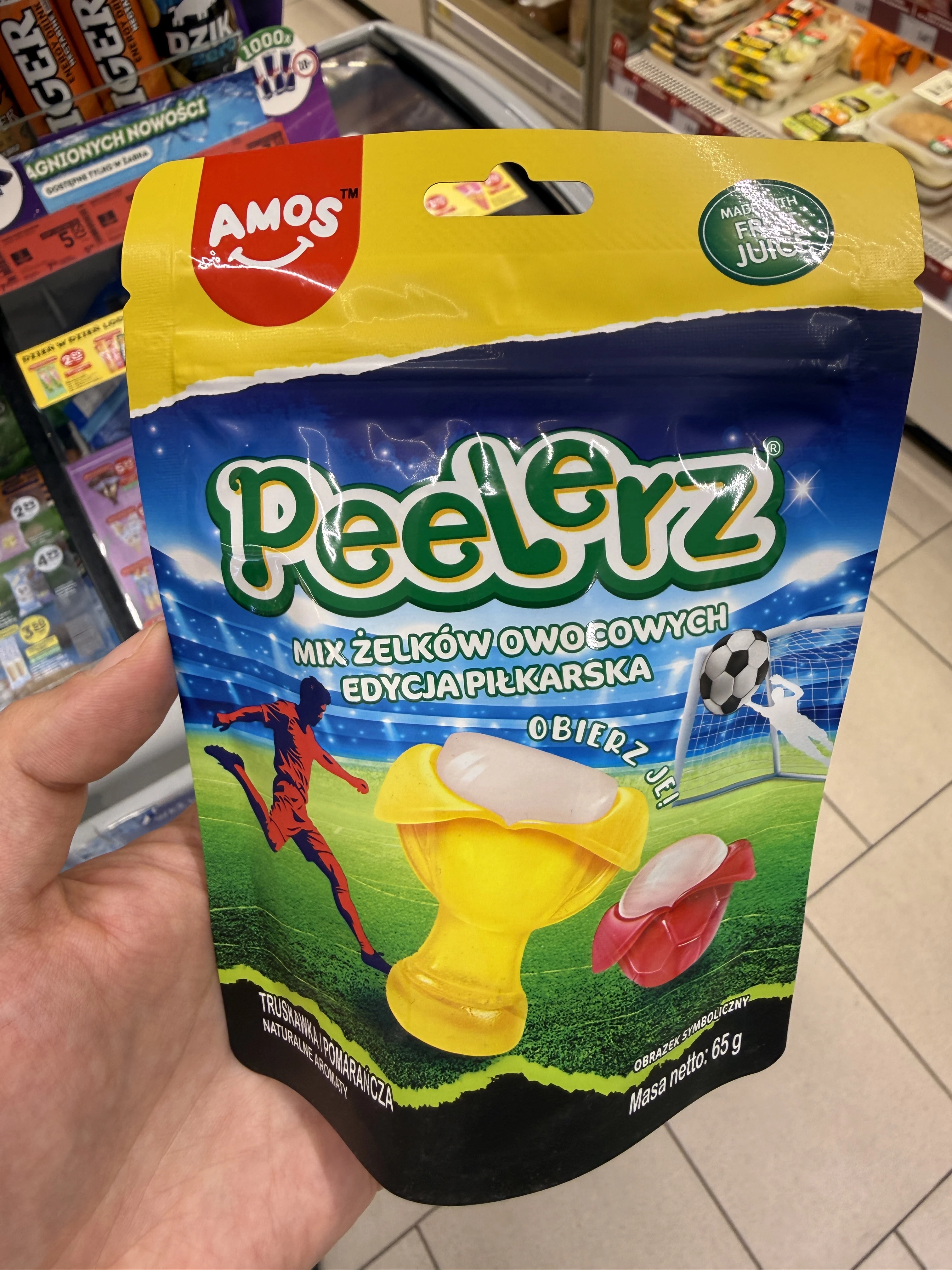 Peelerz Mix Żelków Owocowych Edycja Piłkarska | 65g
