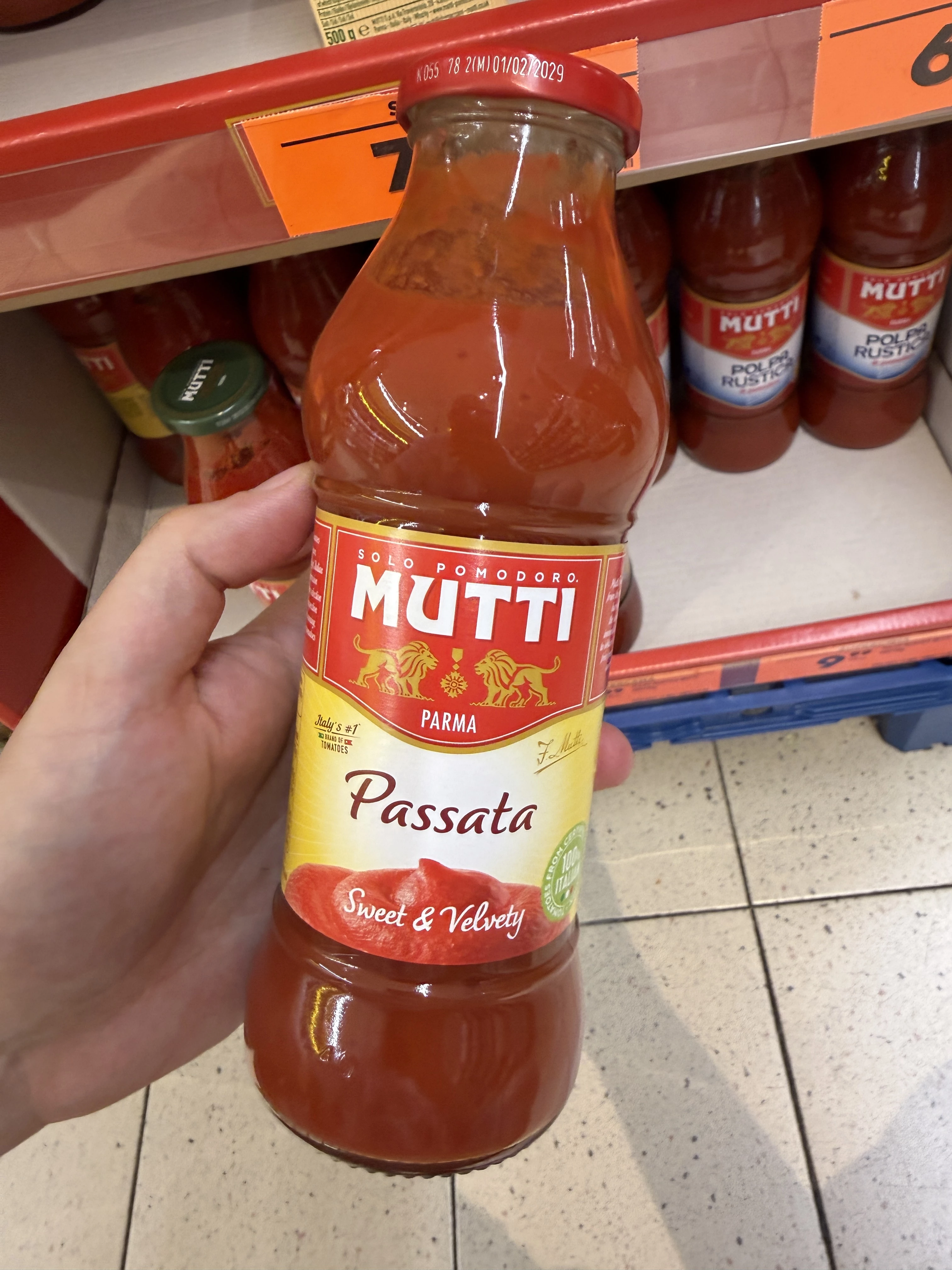 Mutti Passata Sweet & Velvety | 400g