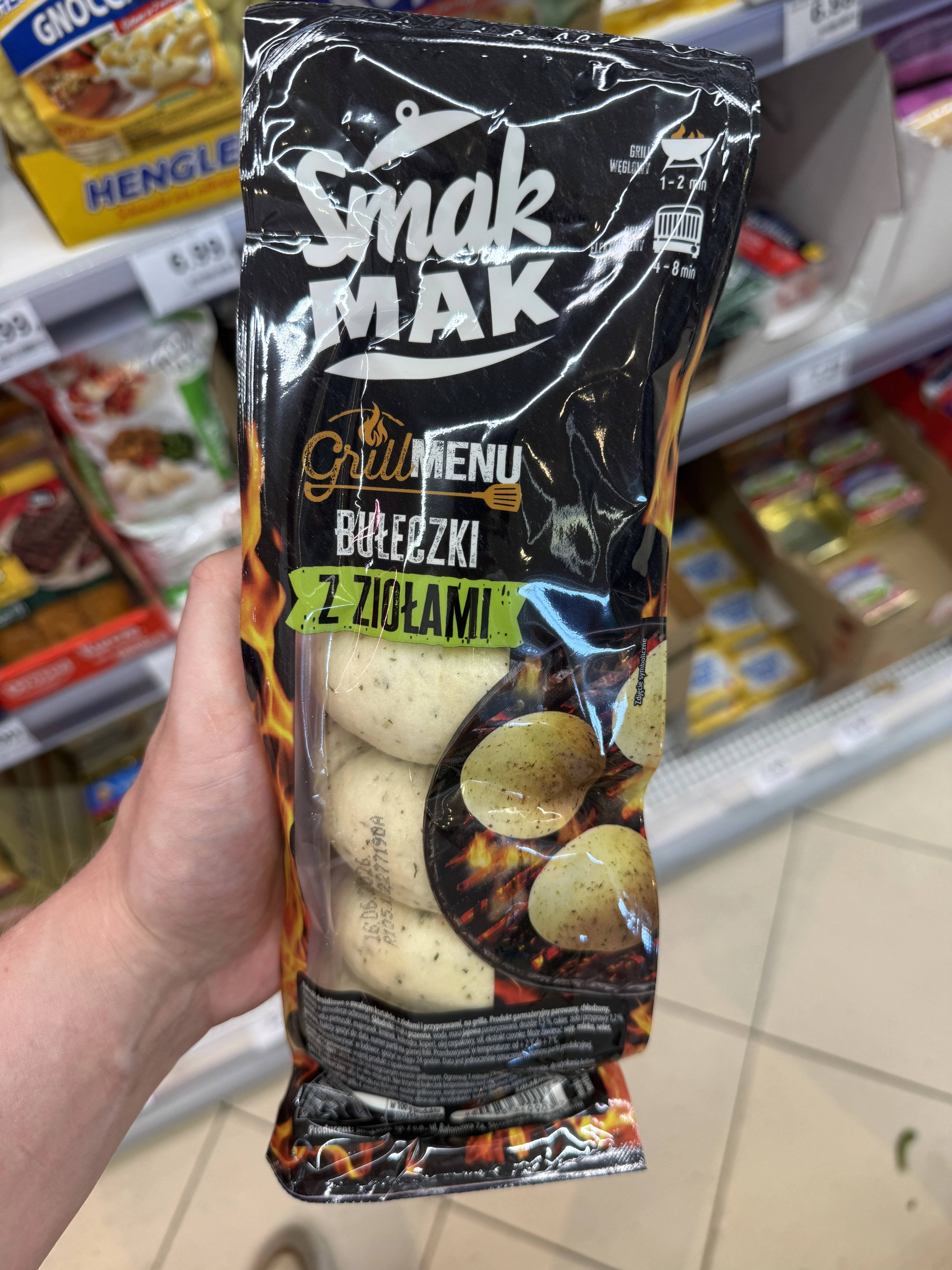SmakMak Bułeczki z ziołami na grilla | 300g