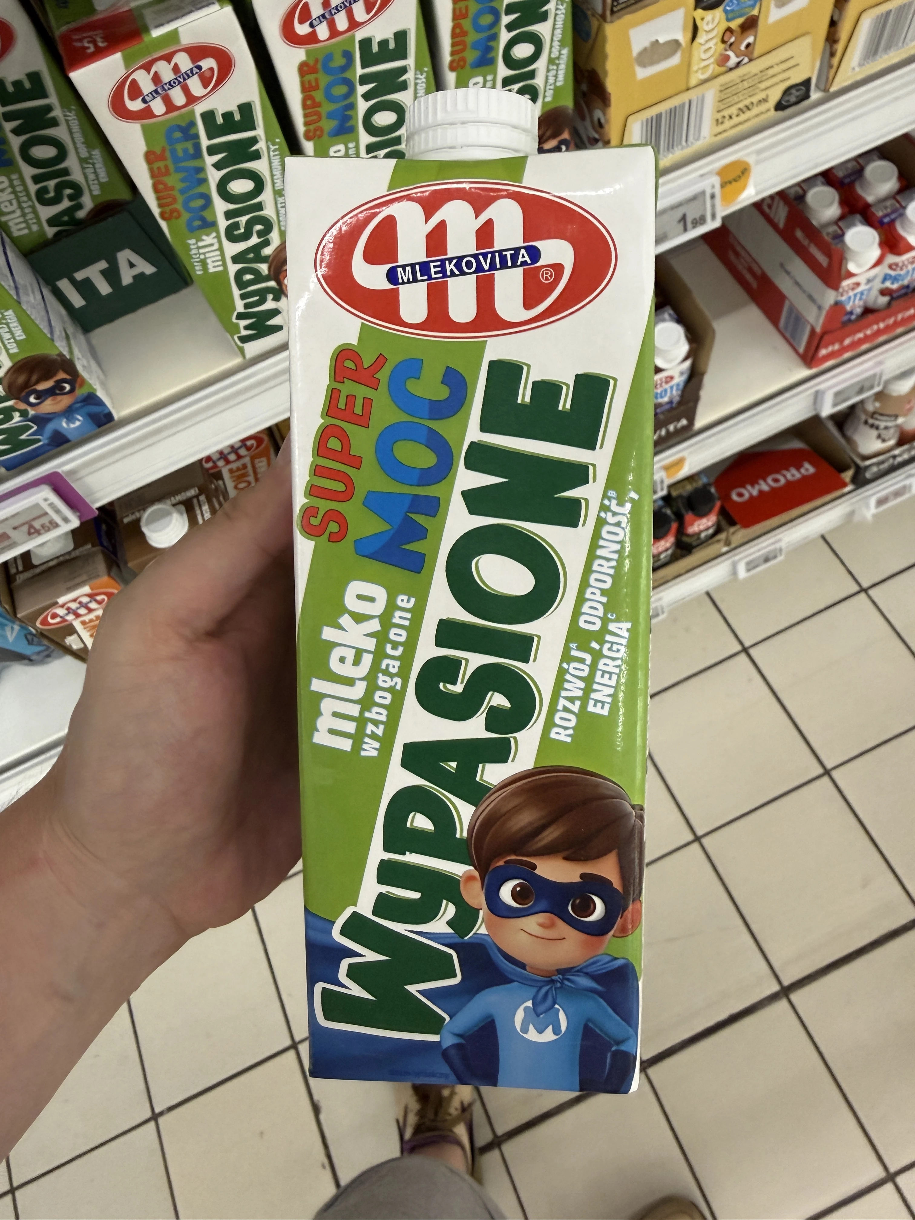 Mlekovita Wypasione mleko wzbogacone UHT Super Moc | 1000ml