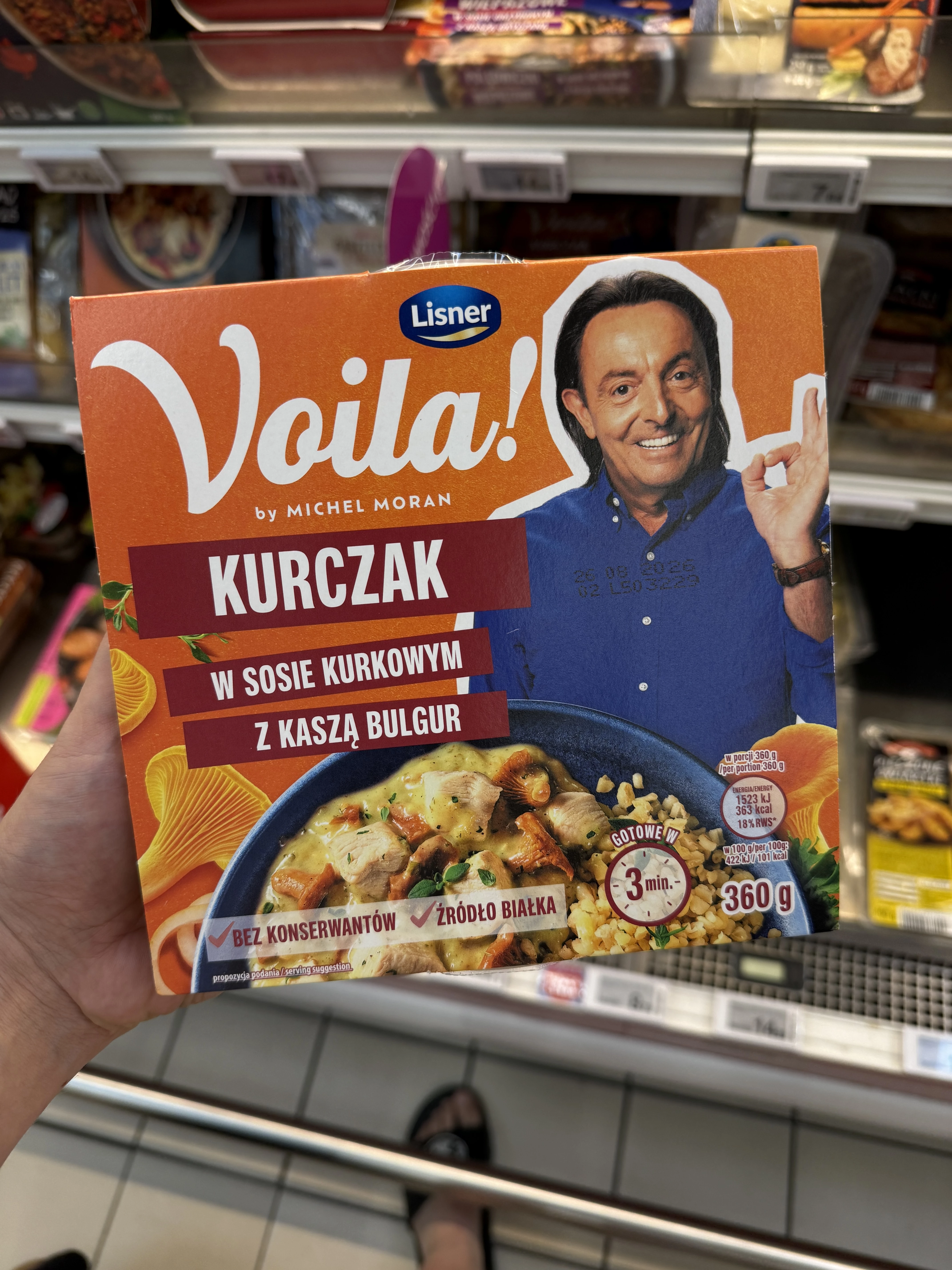 Lisner Voila! by Michel Moran – Kurczak w sosie kurkowym z kaszą bulgur | 360g