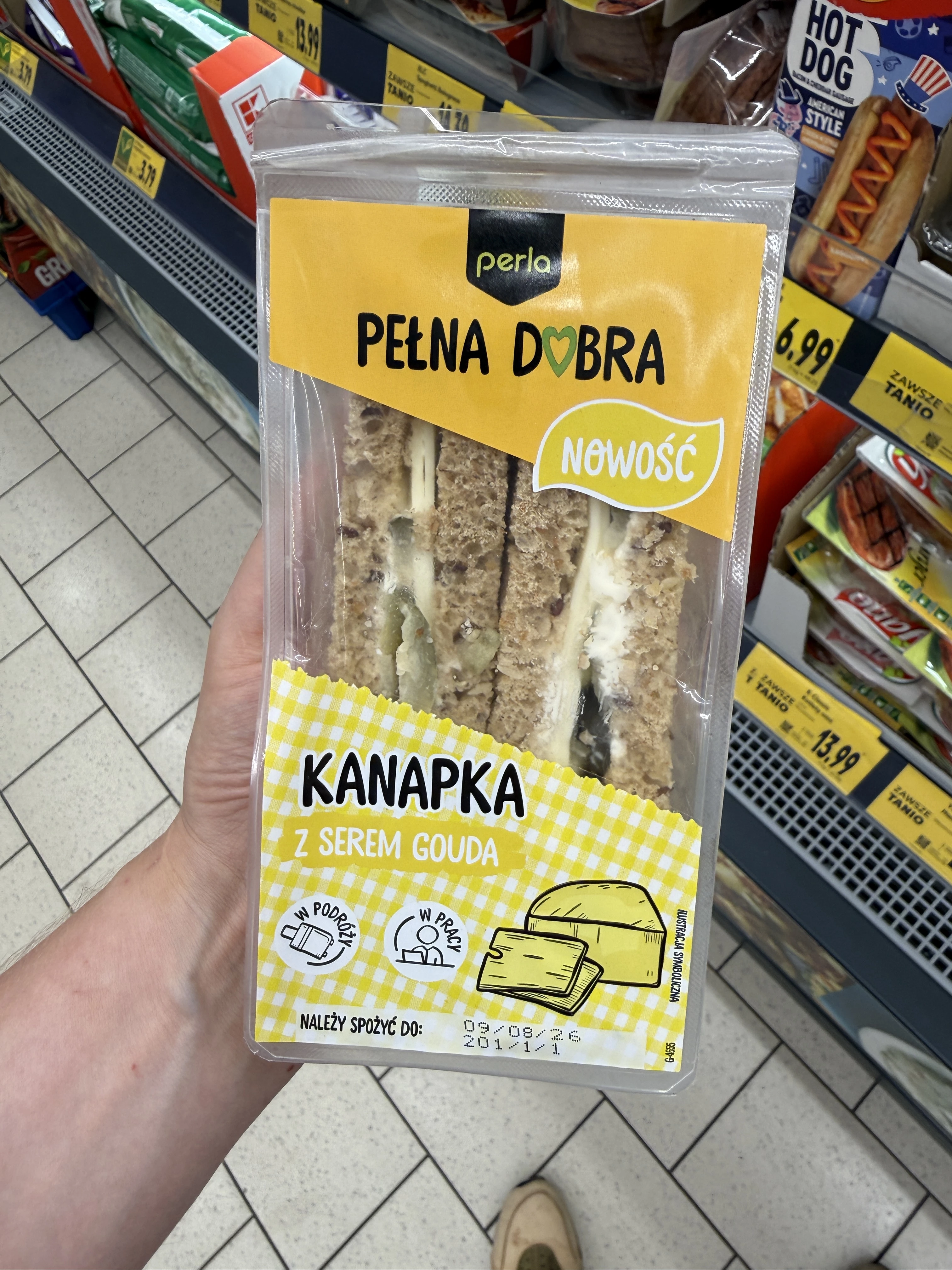Pełna Dobra Kanapka z serem Gouda | 185g