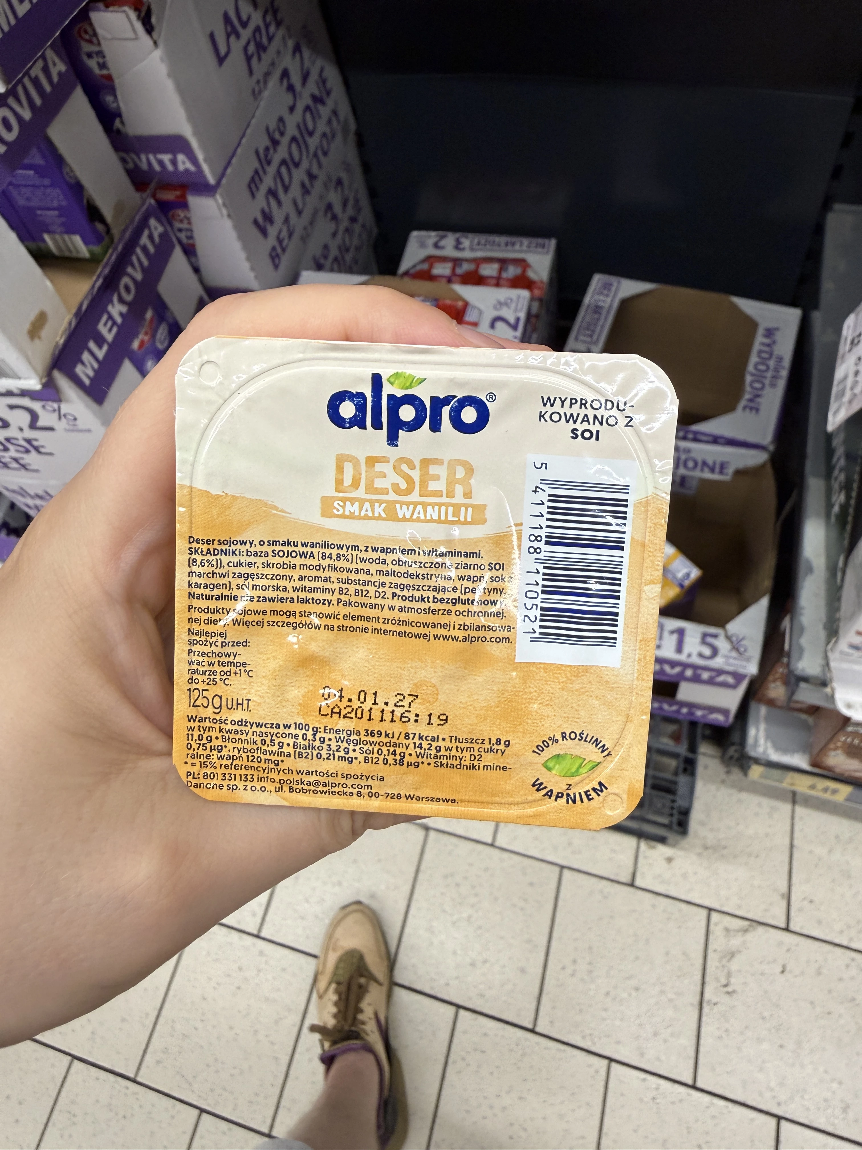 Alpro Deser smak wanilii | 125g