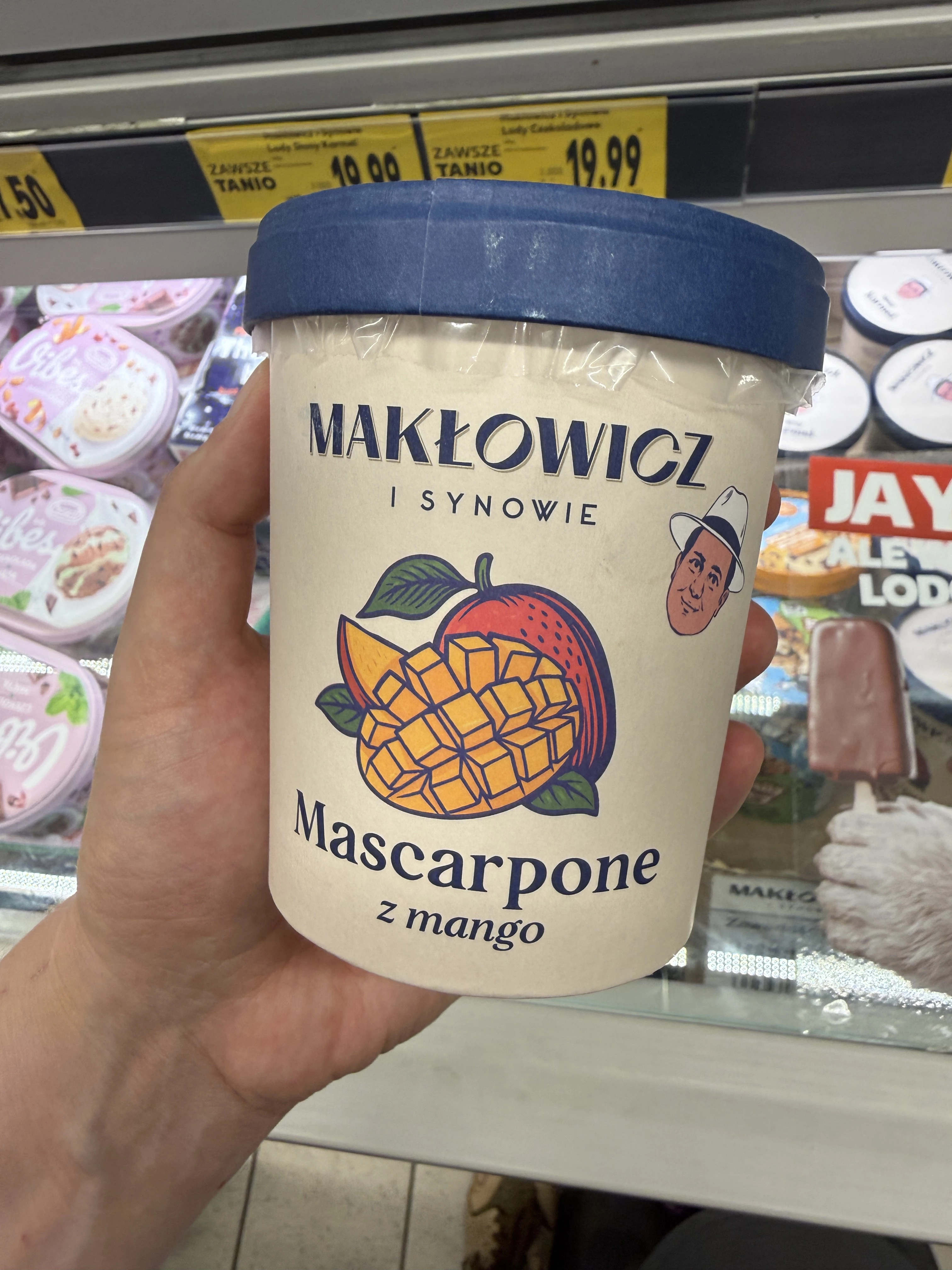 Makłowicz i Synowie Lody mascarpone z mango | 390g / 460ml
