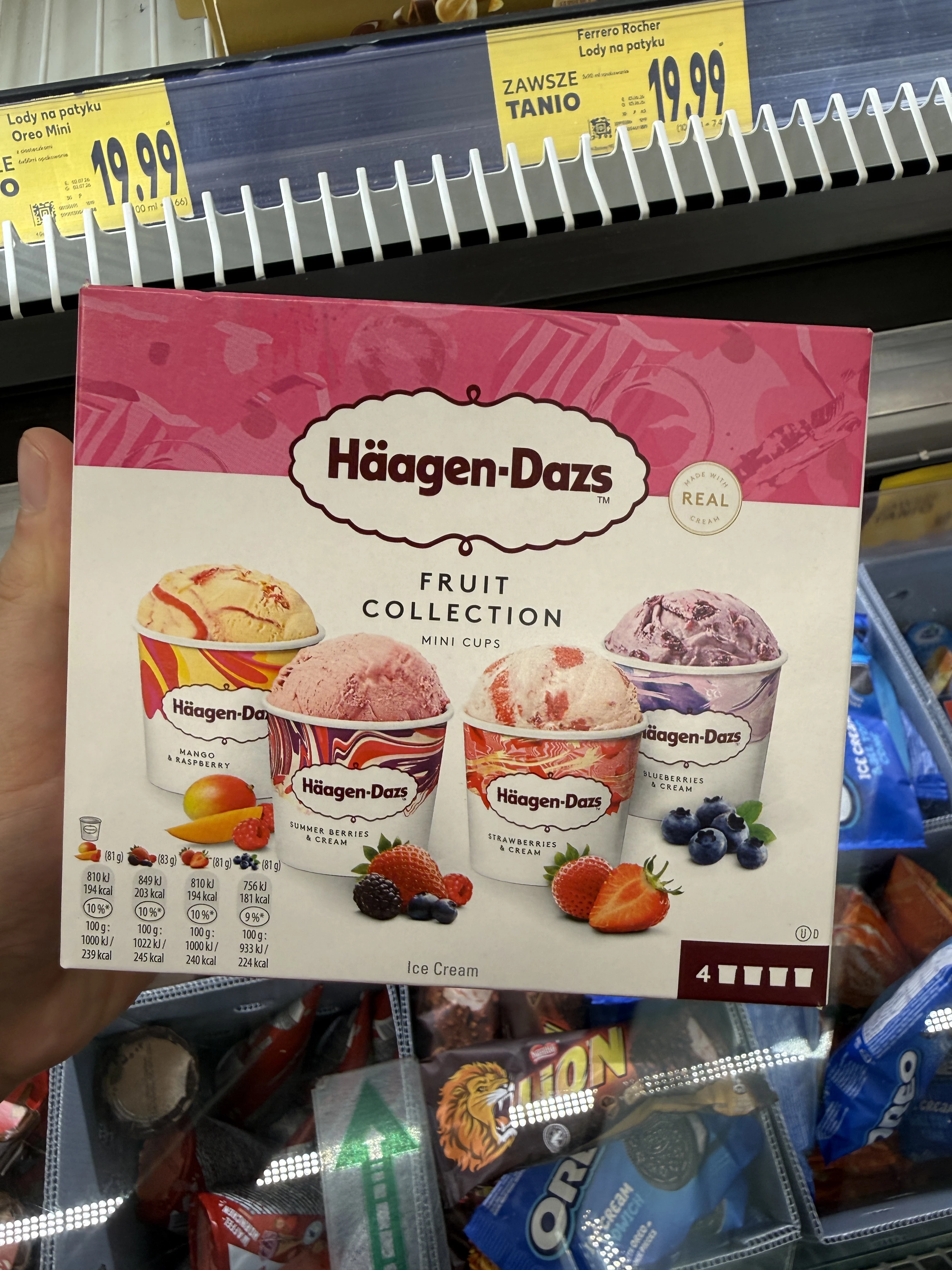 Häagen-Dazs Fruit Collection Mini Cups | 380ml / 326g