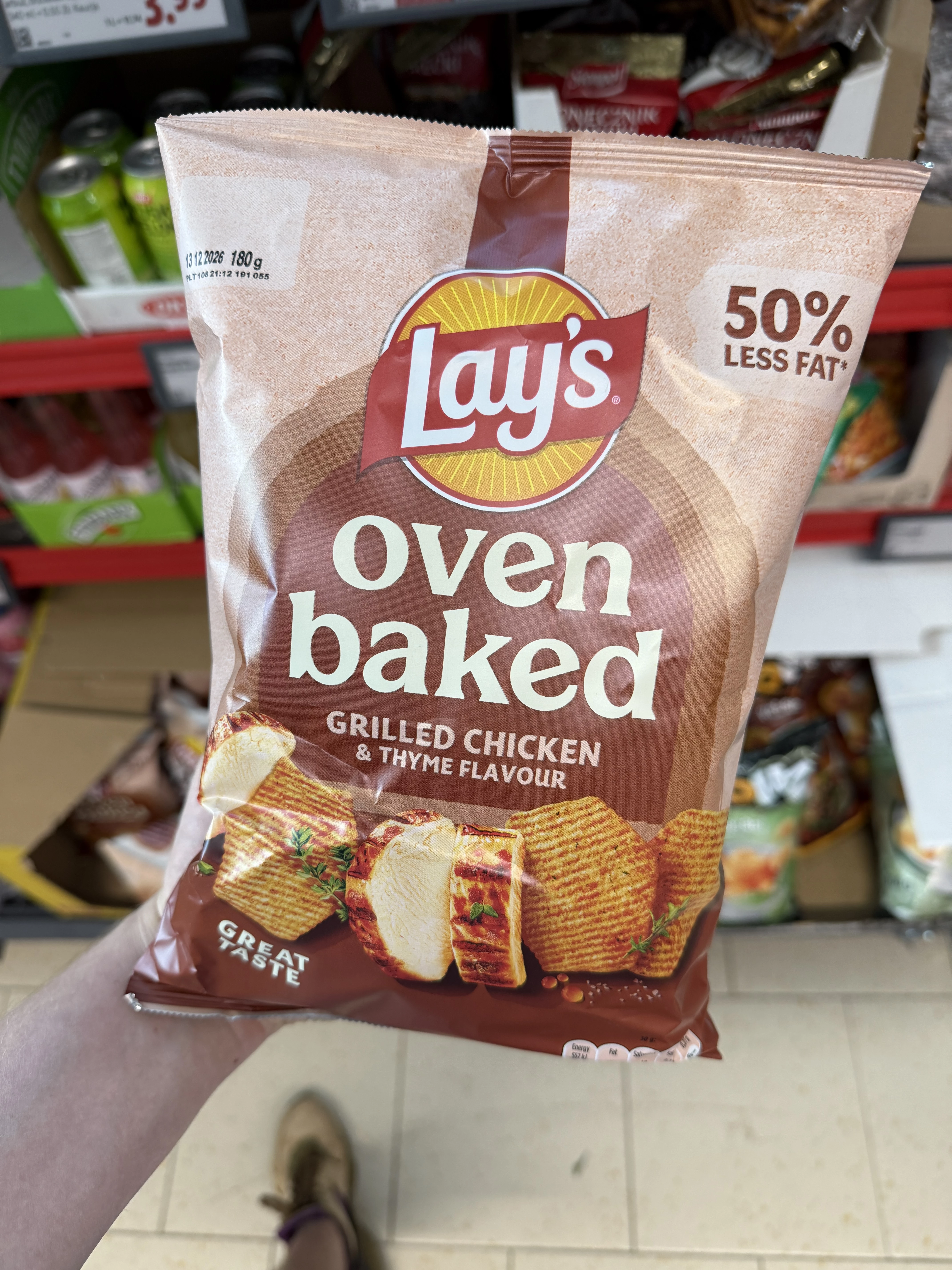 Lay’s Oven Baked Grilled Chicken & Thyme Flavour | 180g