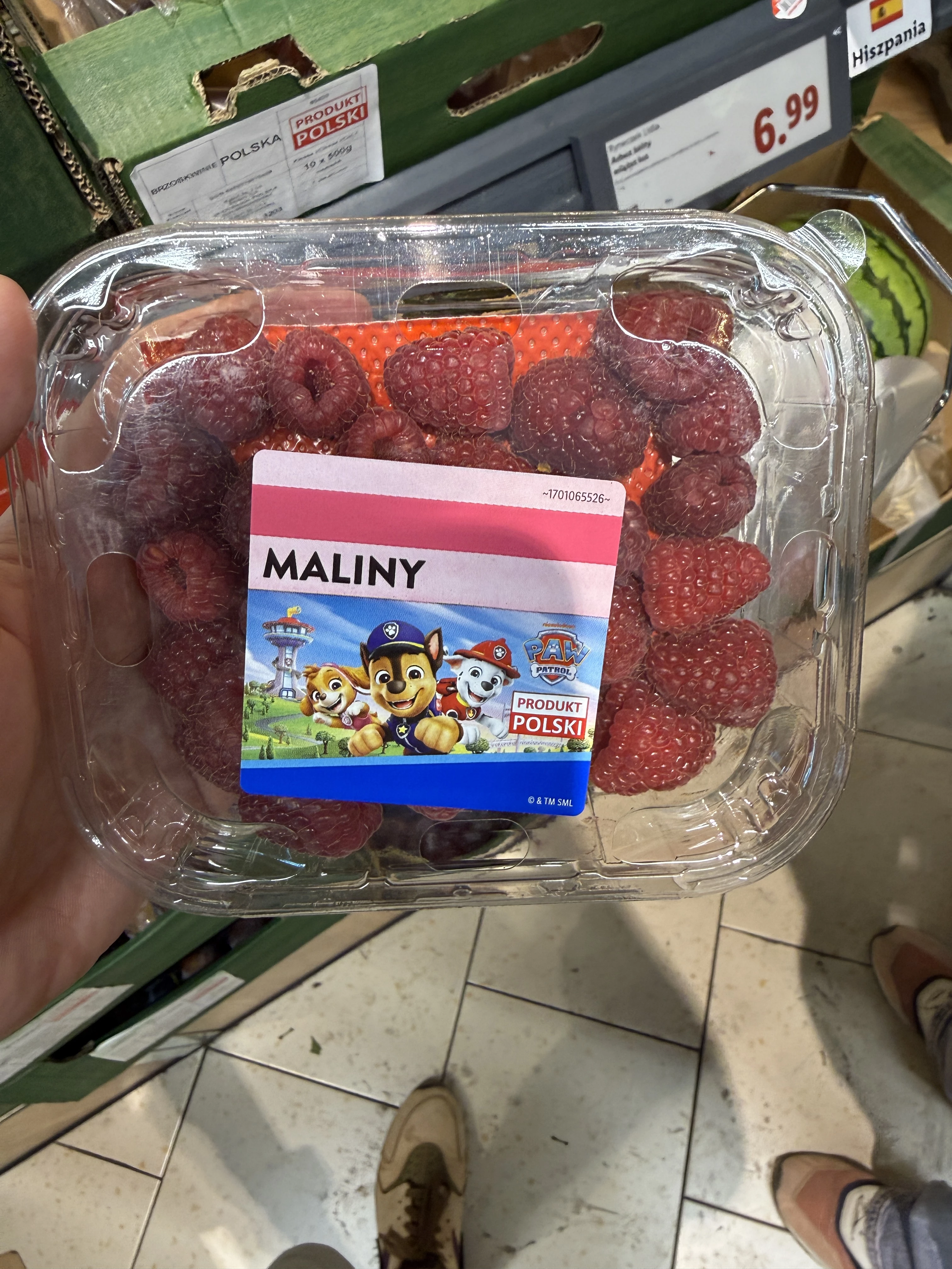 Lidl Ryneczek Maliny | 125g