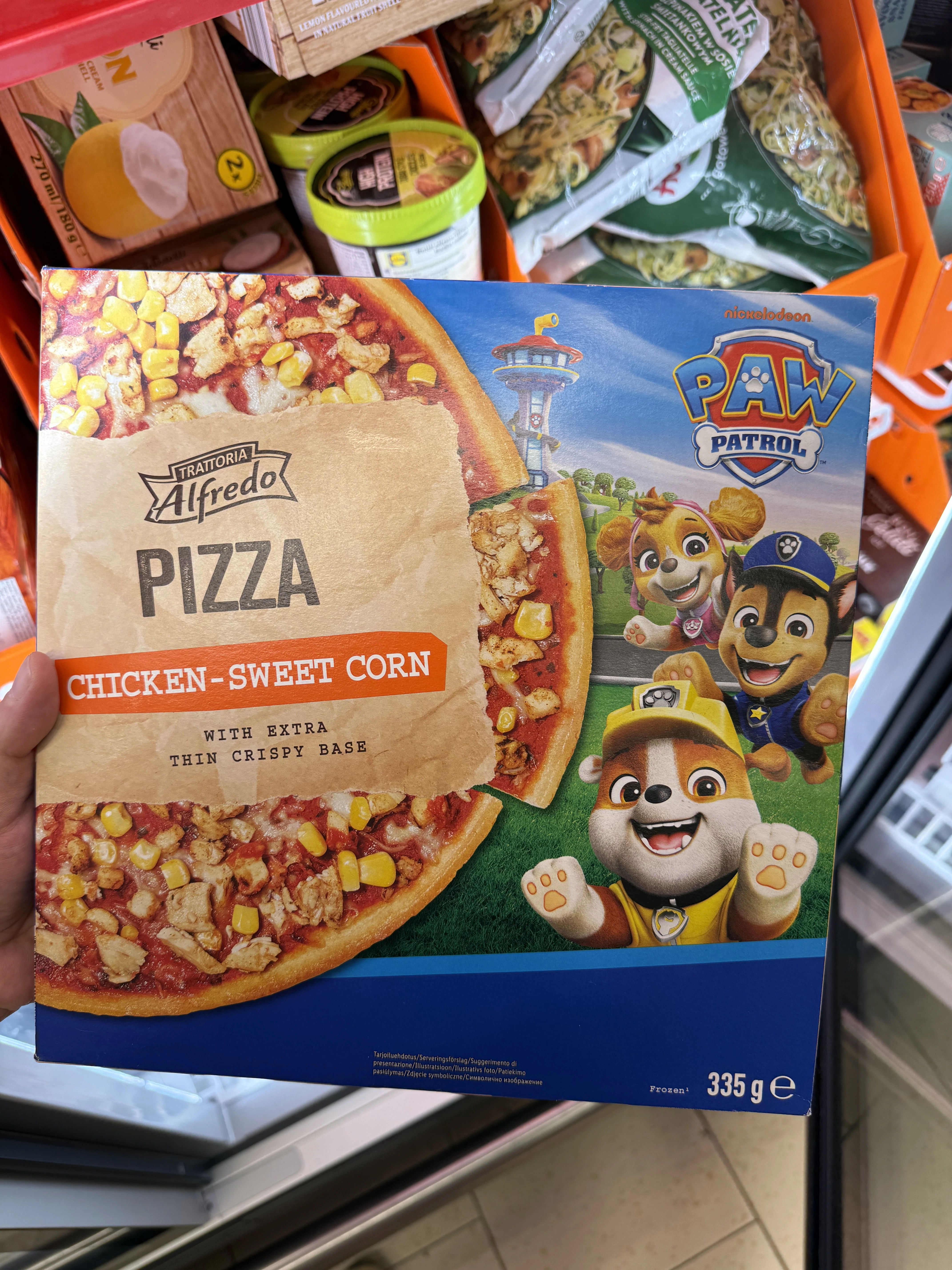 Trattoria Alfredo Pizza Chicken Sweet Corn PAW PATROL | 335g