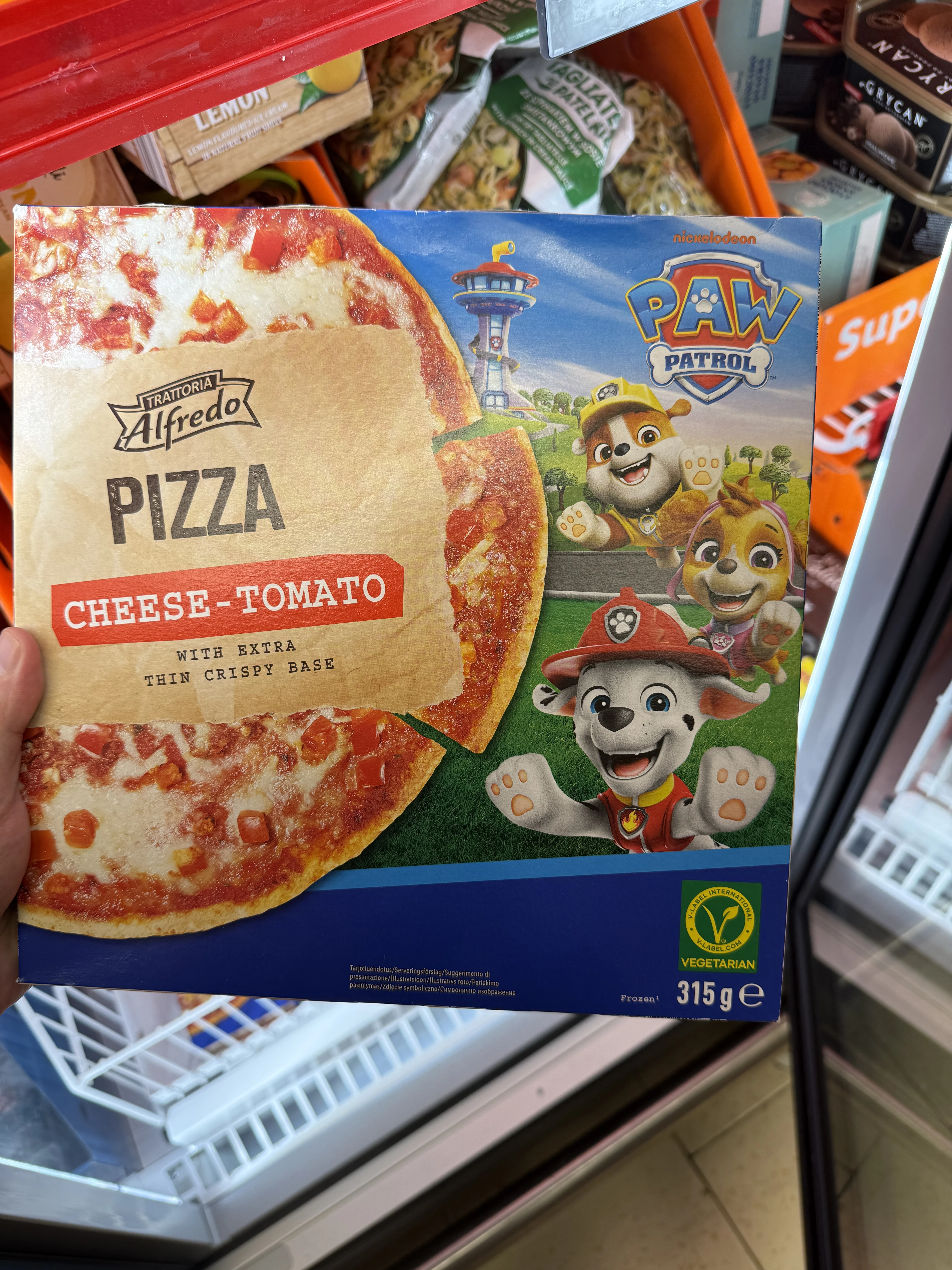 Trattoria Alfredo Pizza Cheese-Tomato PAW Patrol