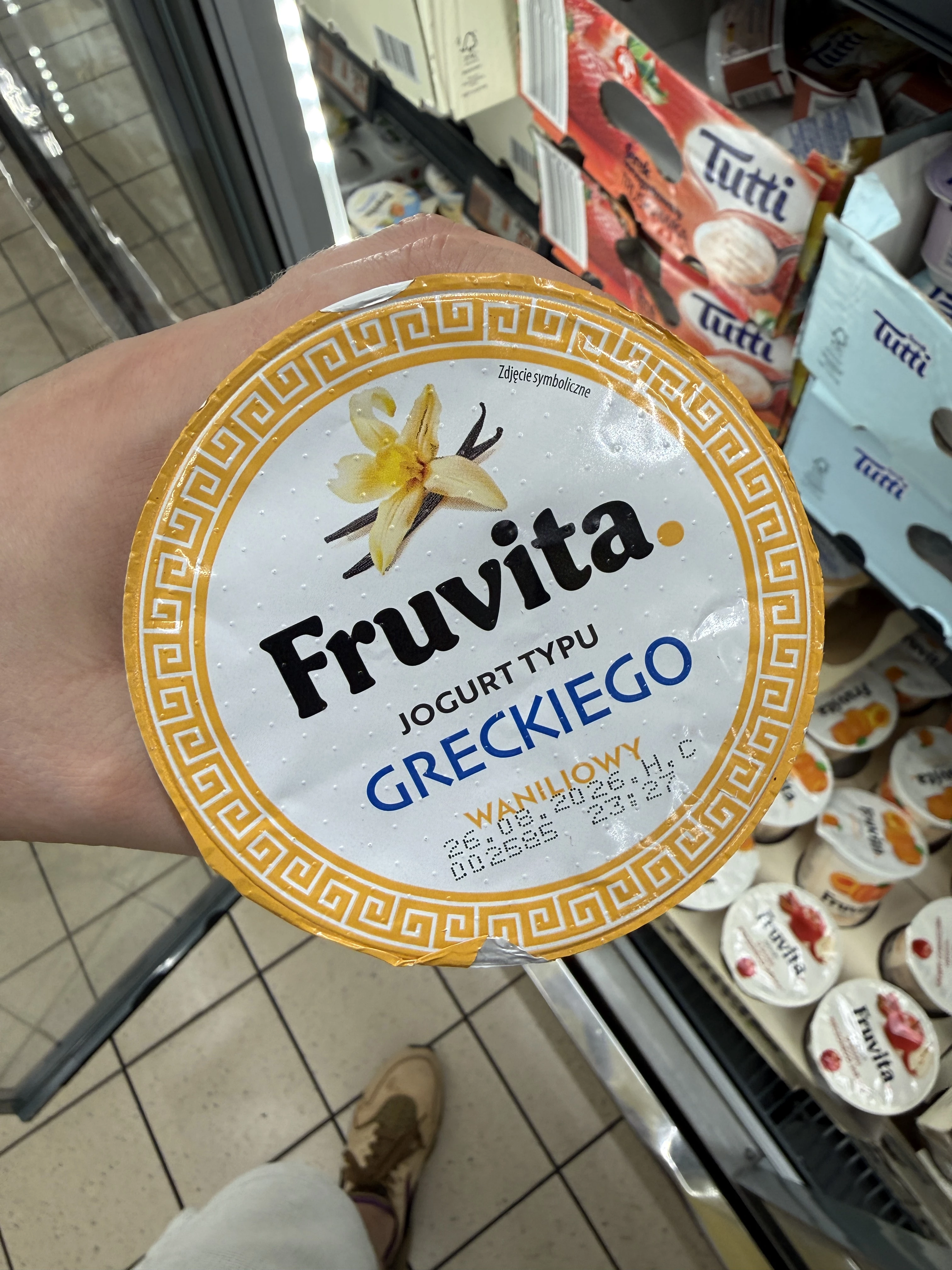 Fruvita Jogurt typu greckiego waniliowy | 400g
