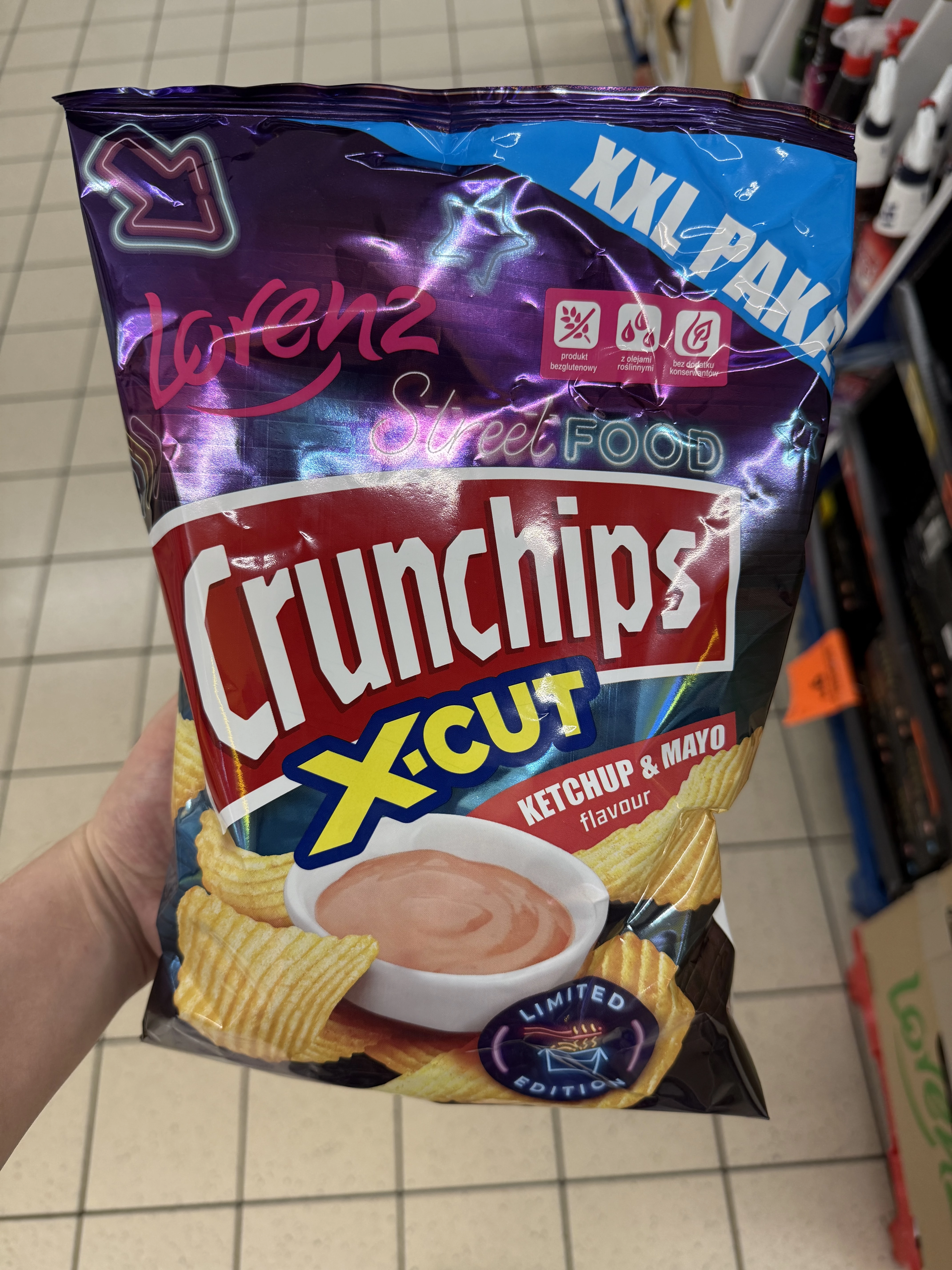 Crunchips X-Cut Ketchup & Mayo | 200g