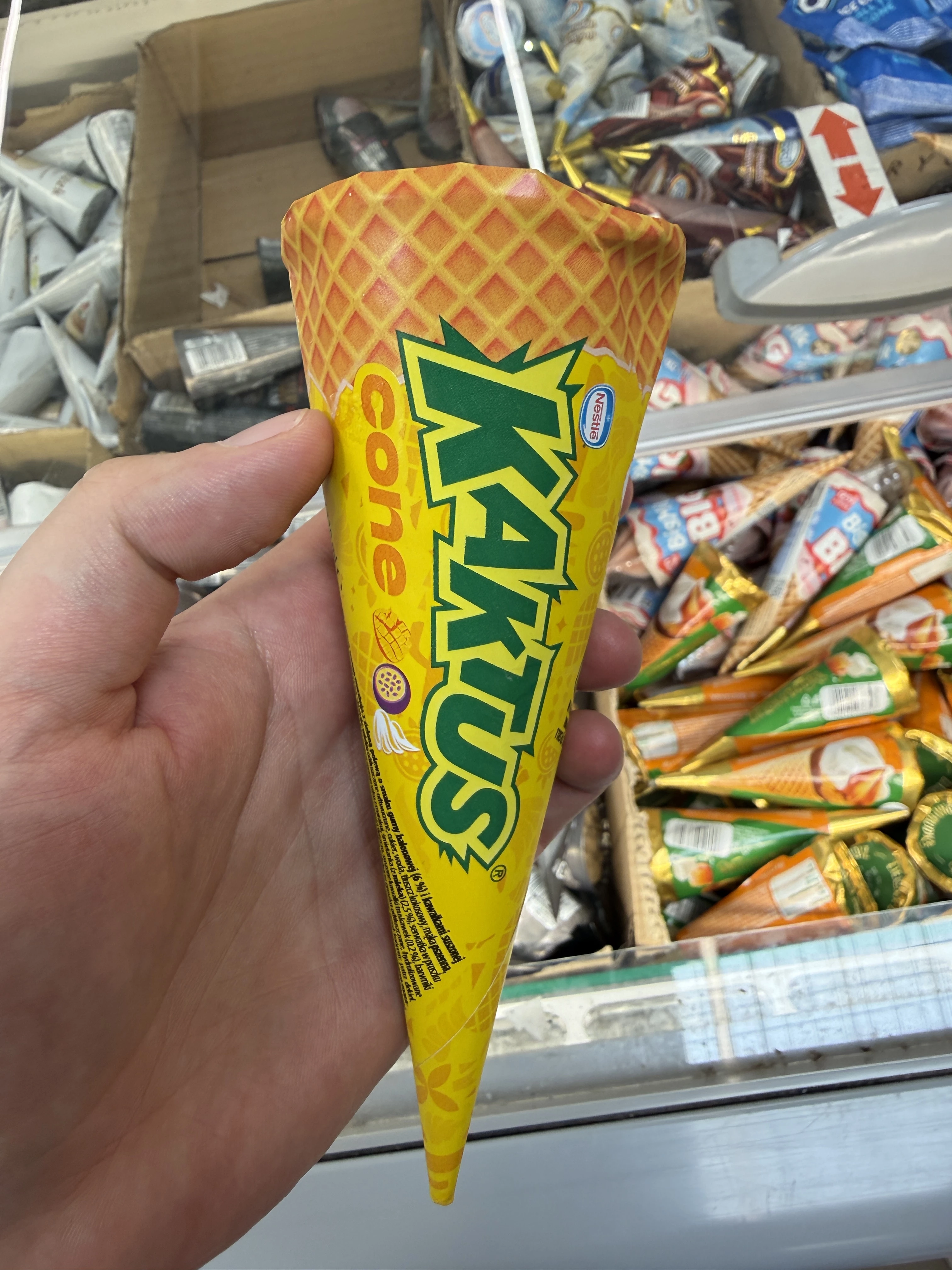Kaktus Cone Lody ze śmietanką i sorbet mango-marakuja | 110ml