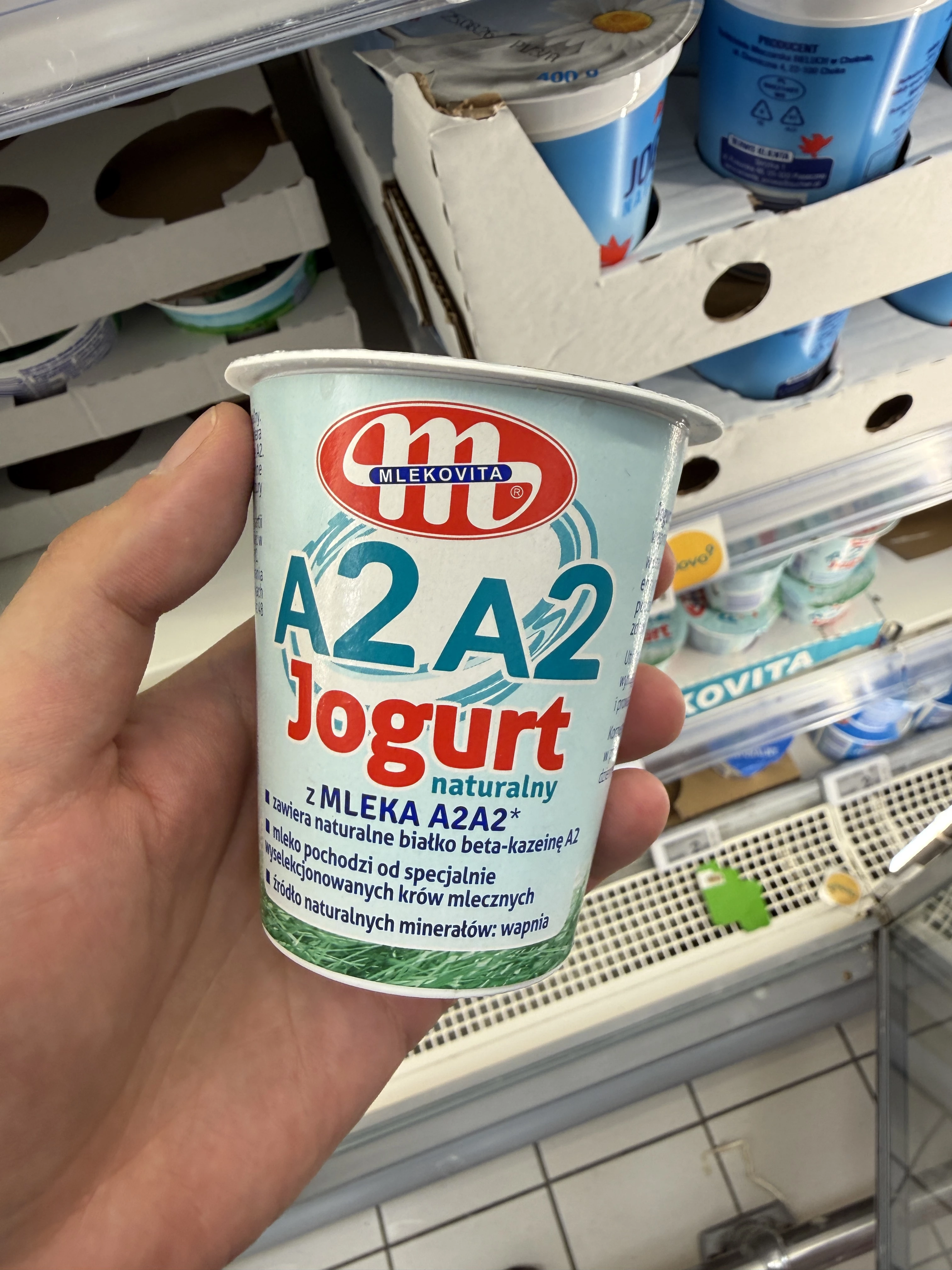 Mlekovita Jogurt naturalny z mleka A2A2 | 140g