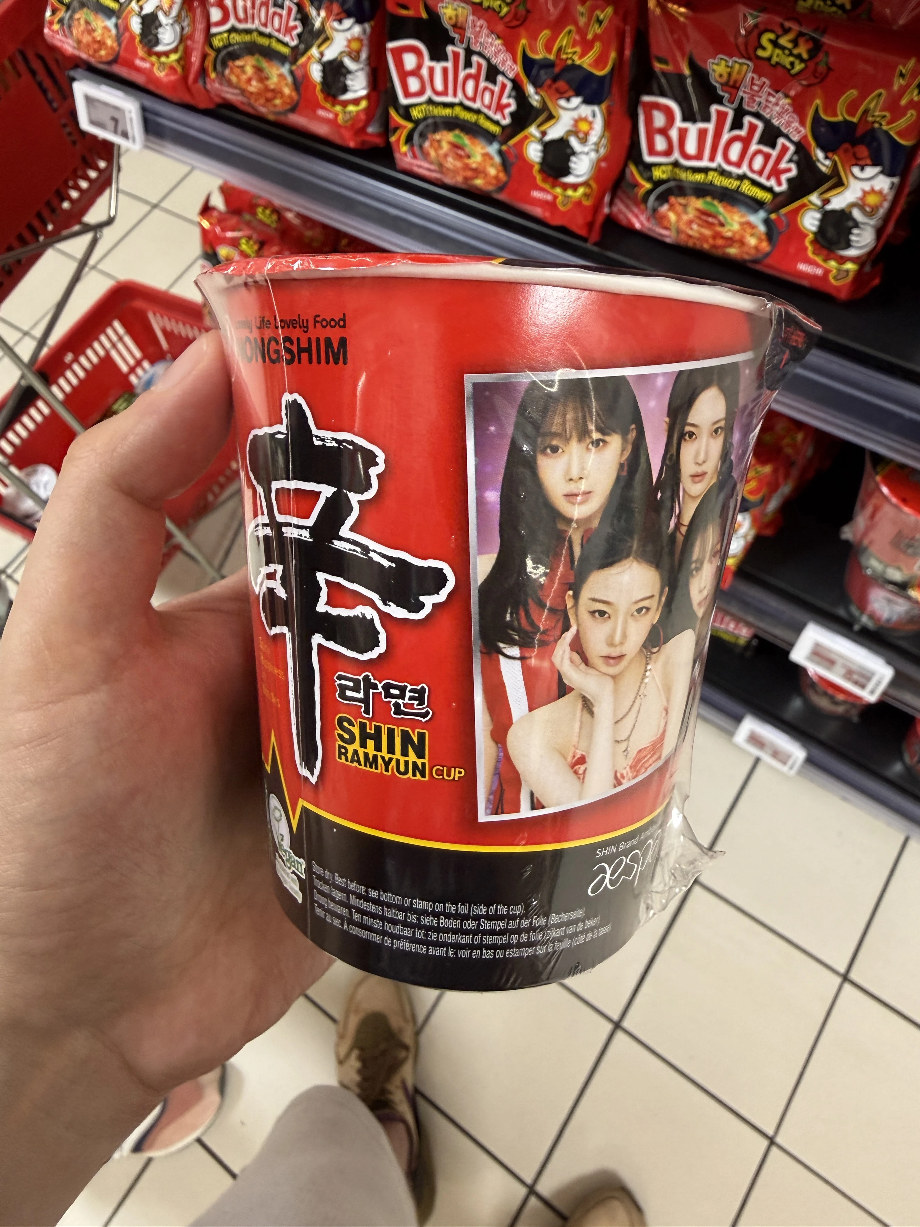 Nongshim Shin Ramyun Cup aespa Special Package | 68g