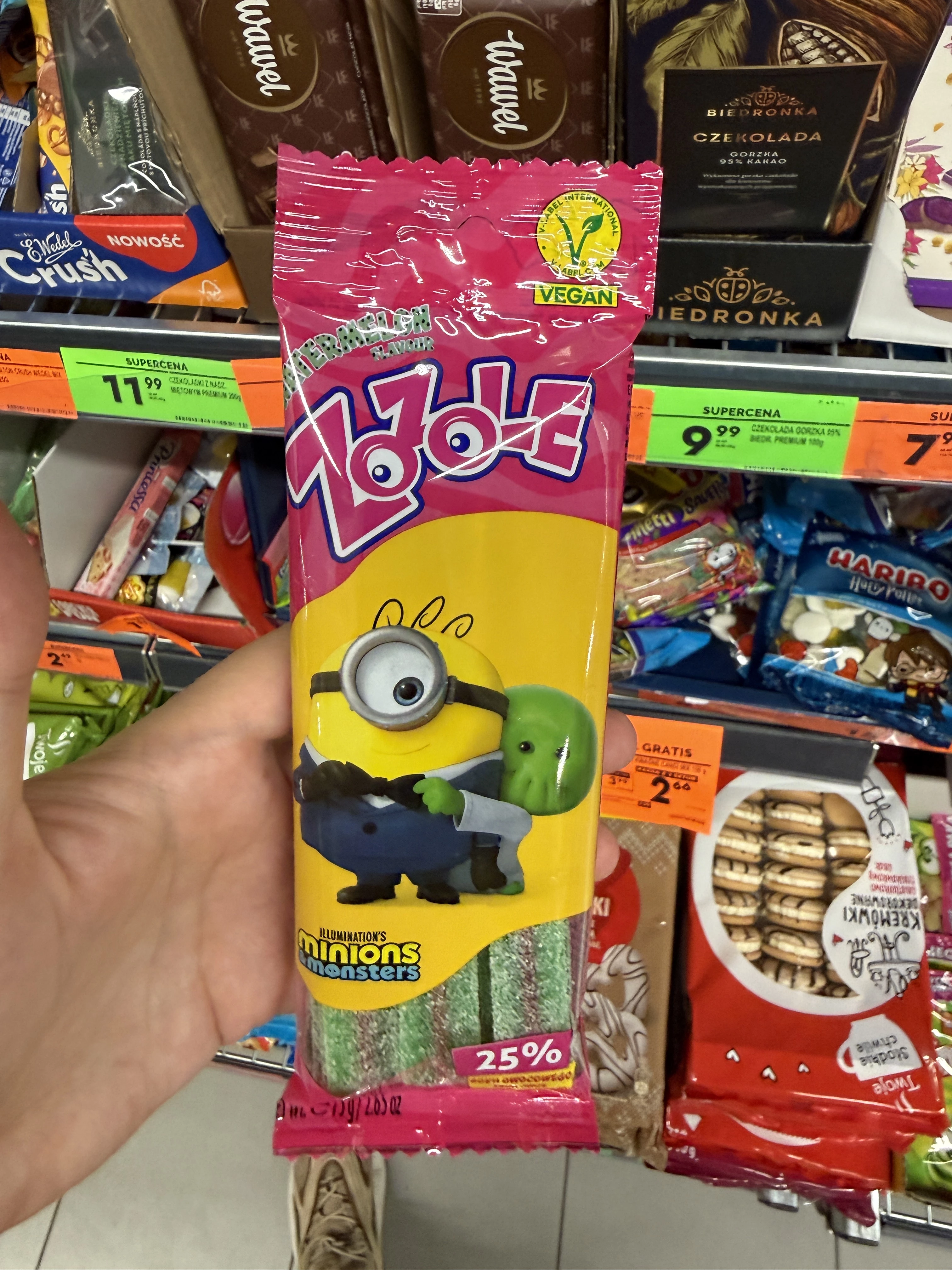 Zozole Hello Żelo Żelki Arbuzowe Minions Monsters | 75g