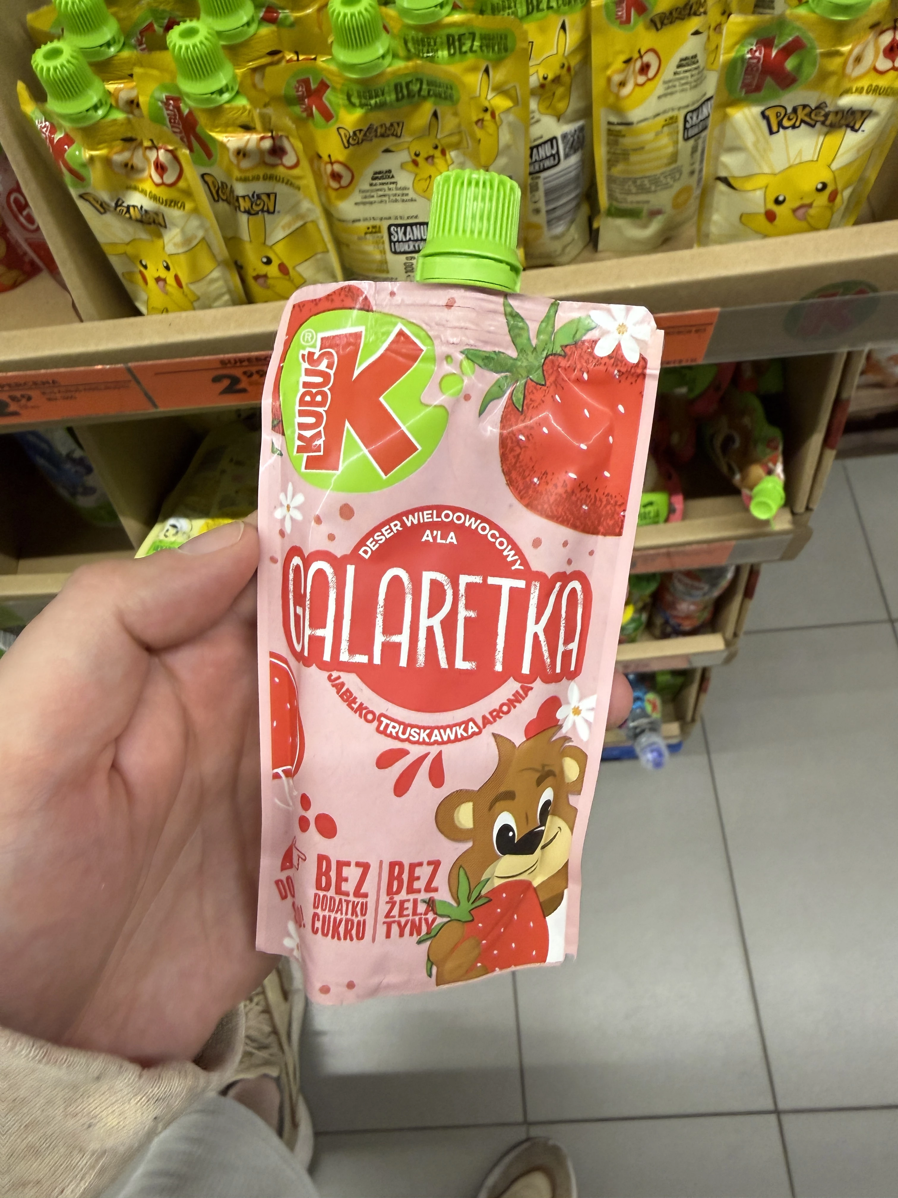 Kubuś Deser a’la Galaretka jabłko-truskawka-aronia | 100g