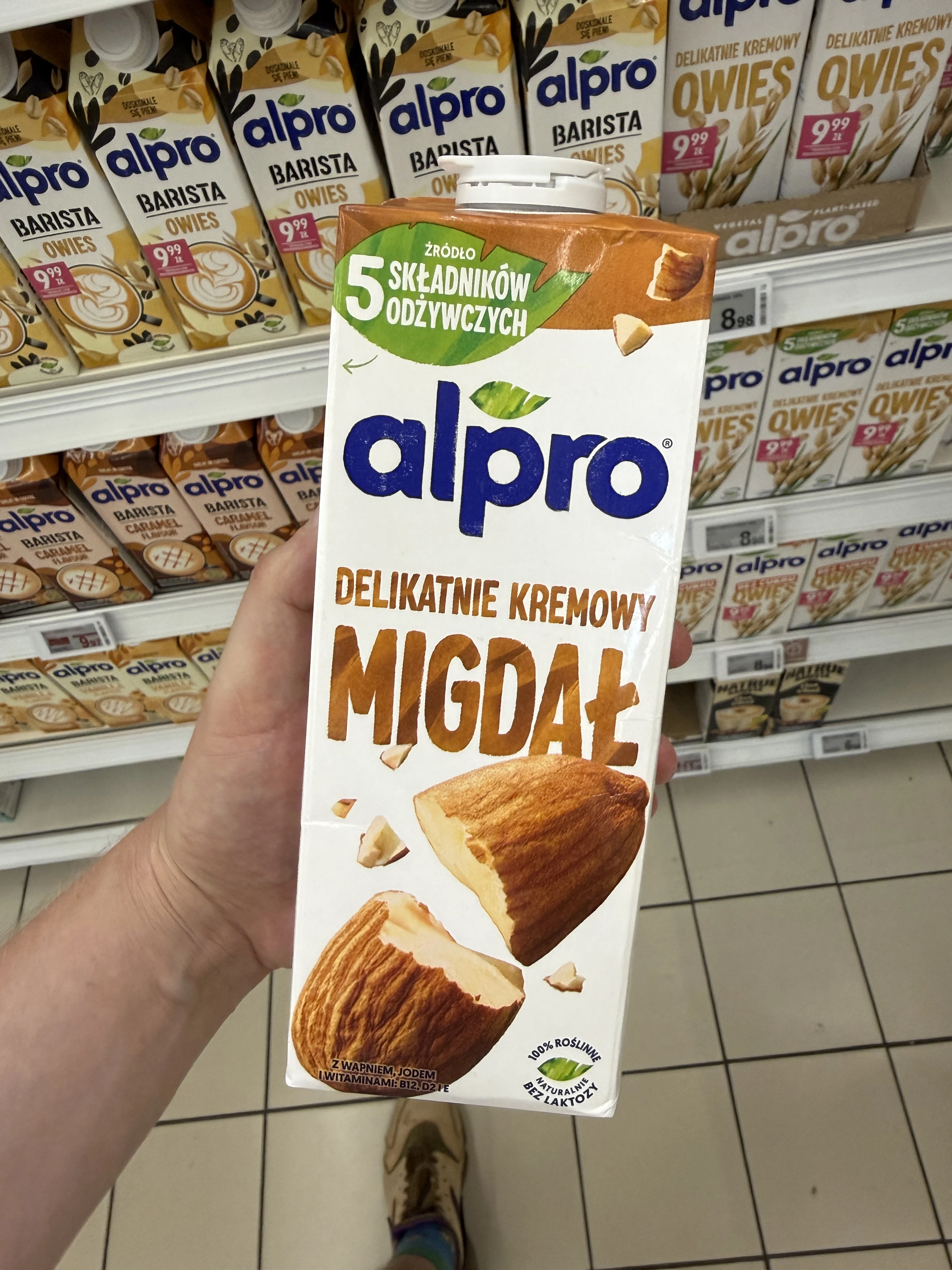 Alpro Barista Caramel / Alpro Barista napój owsiano-sojowy o smaku karmelowym | 750ml